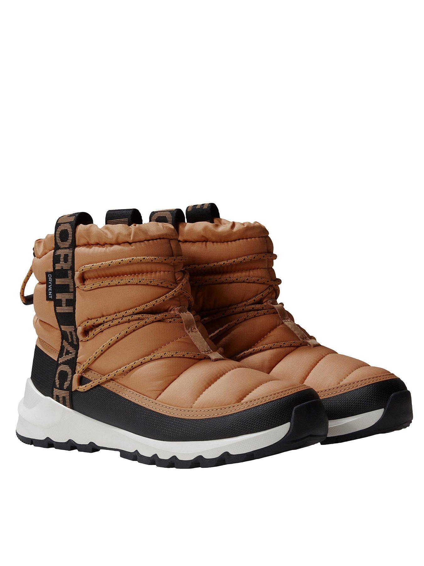Image 2 of 5 of THE NORTH FACE Womens Thermoball Lace Up Waterproof Boots - Brown