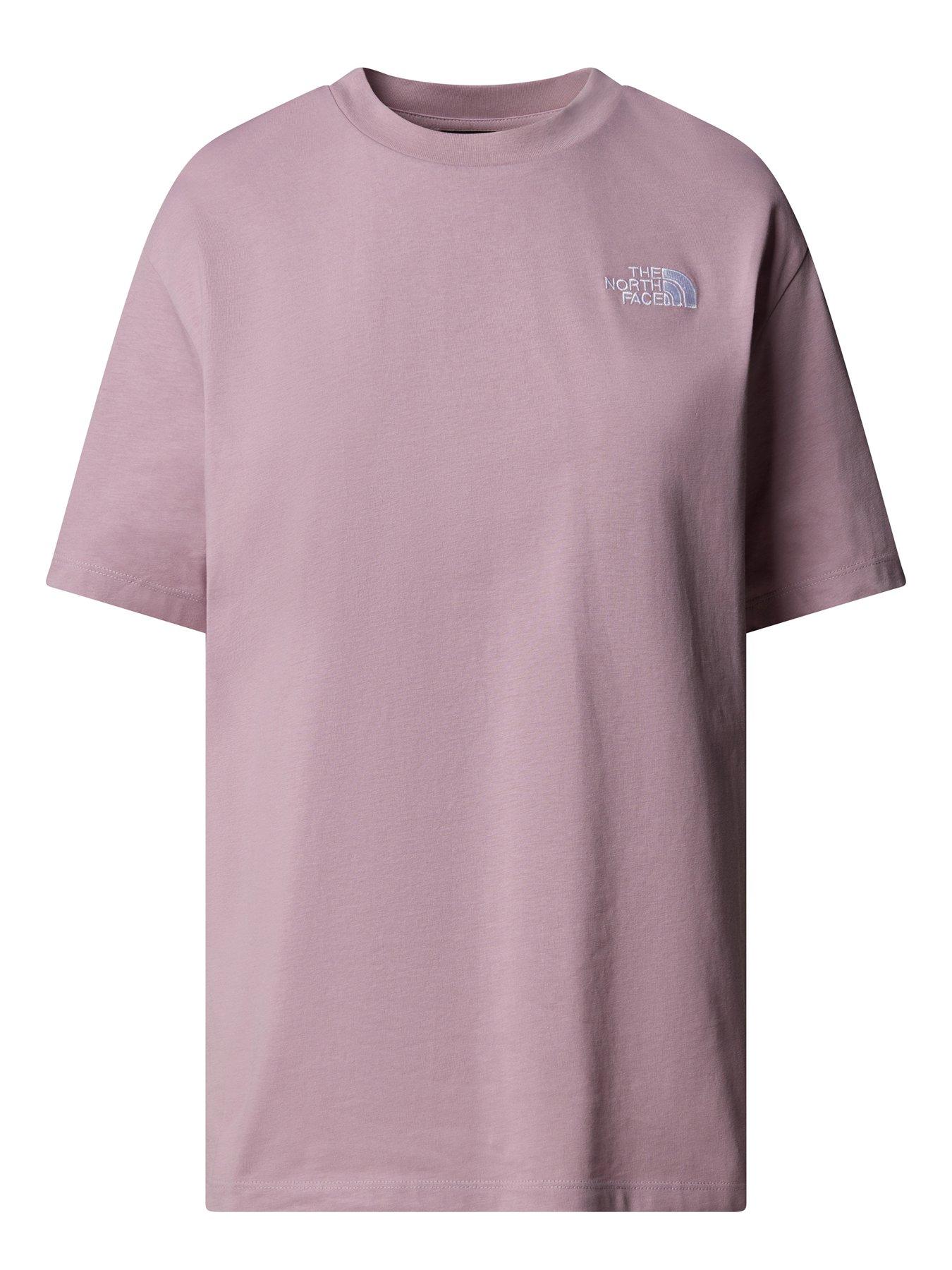 The North Face Women's S/S Essential Oversize Tee - Purple