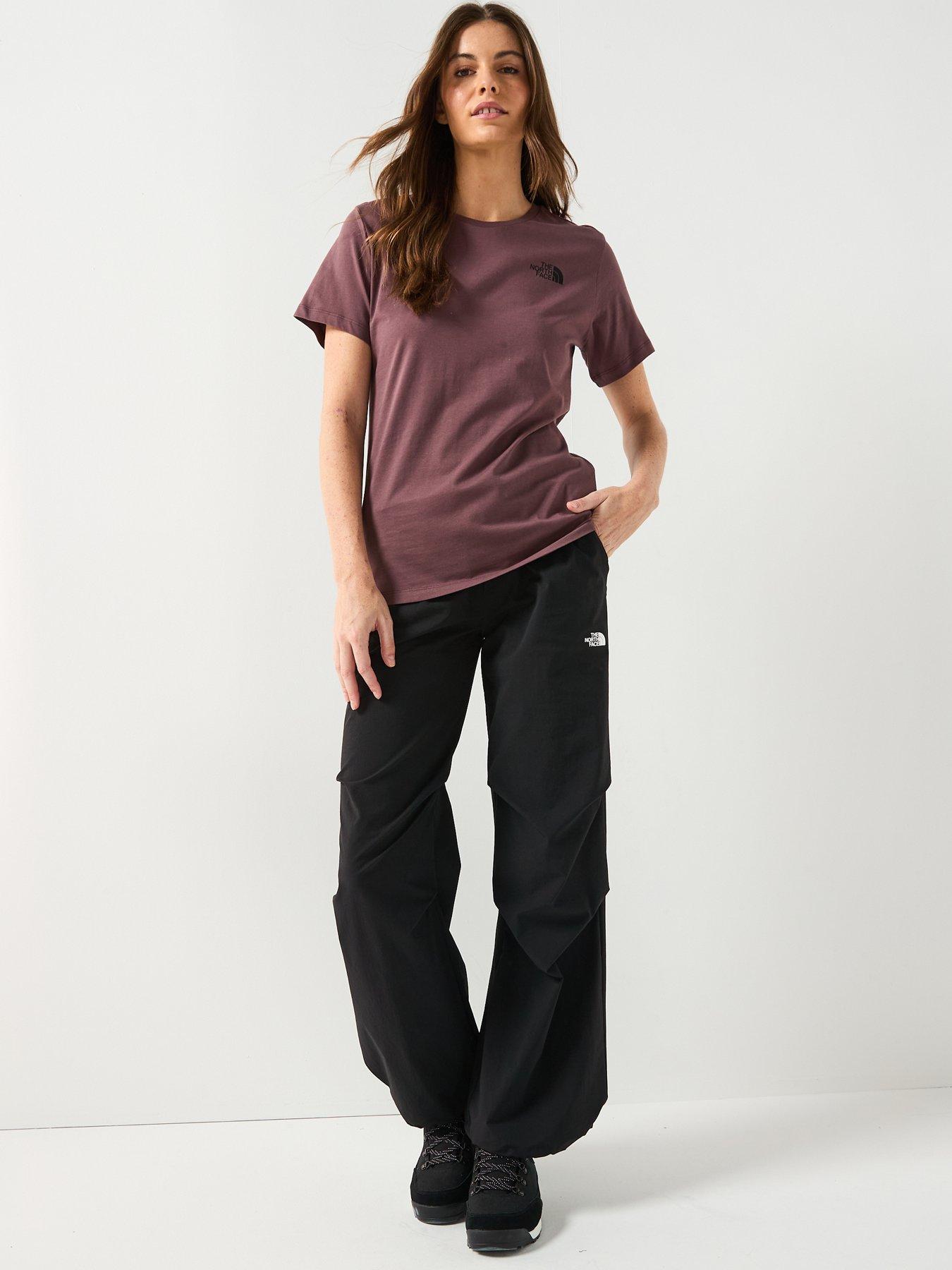  image of the-north-face-womens-edge-of-light-infill-relaxed-t-shirt-green