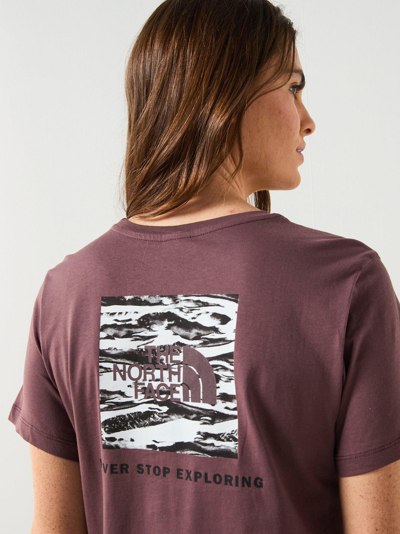  image of the-north-face-womens-edge-of-light-infill-relaxed-t-shirt-green