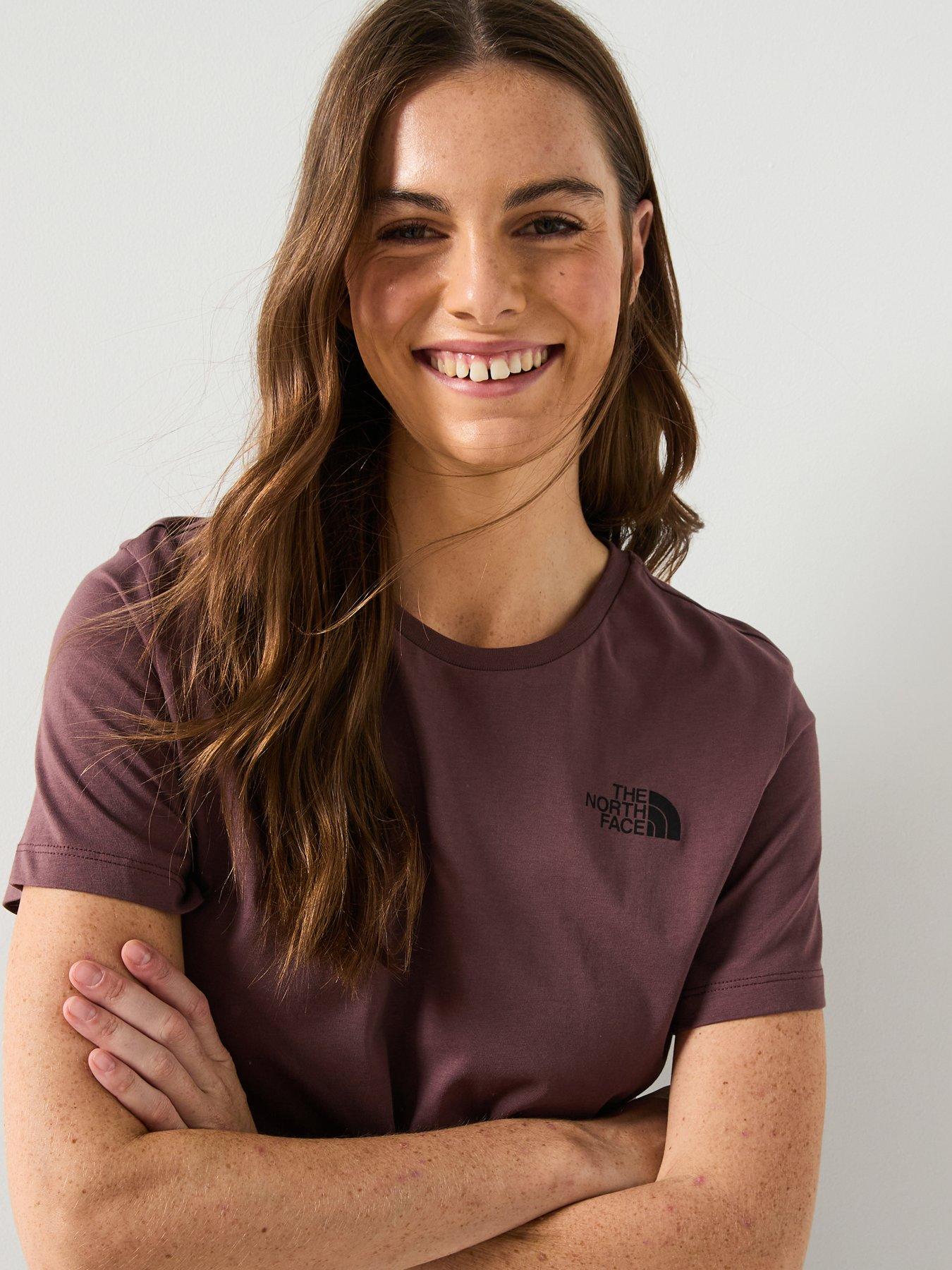  image of the-north-face-womens-edge-of-light-infill-relaxed-t-shirt-green