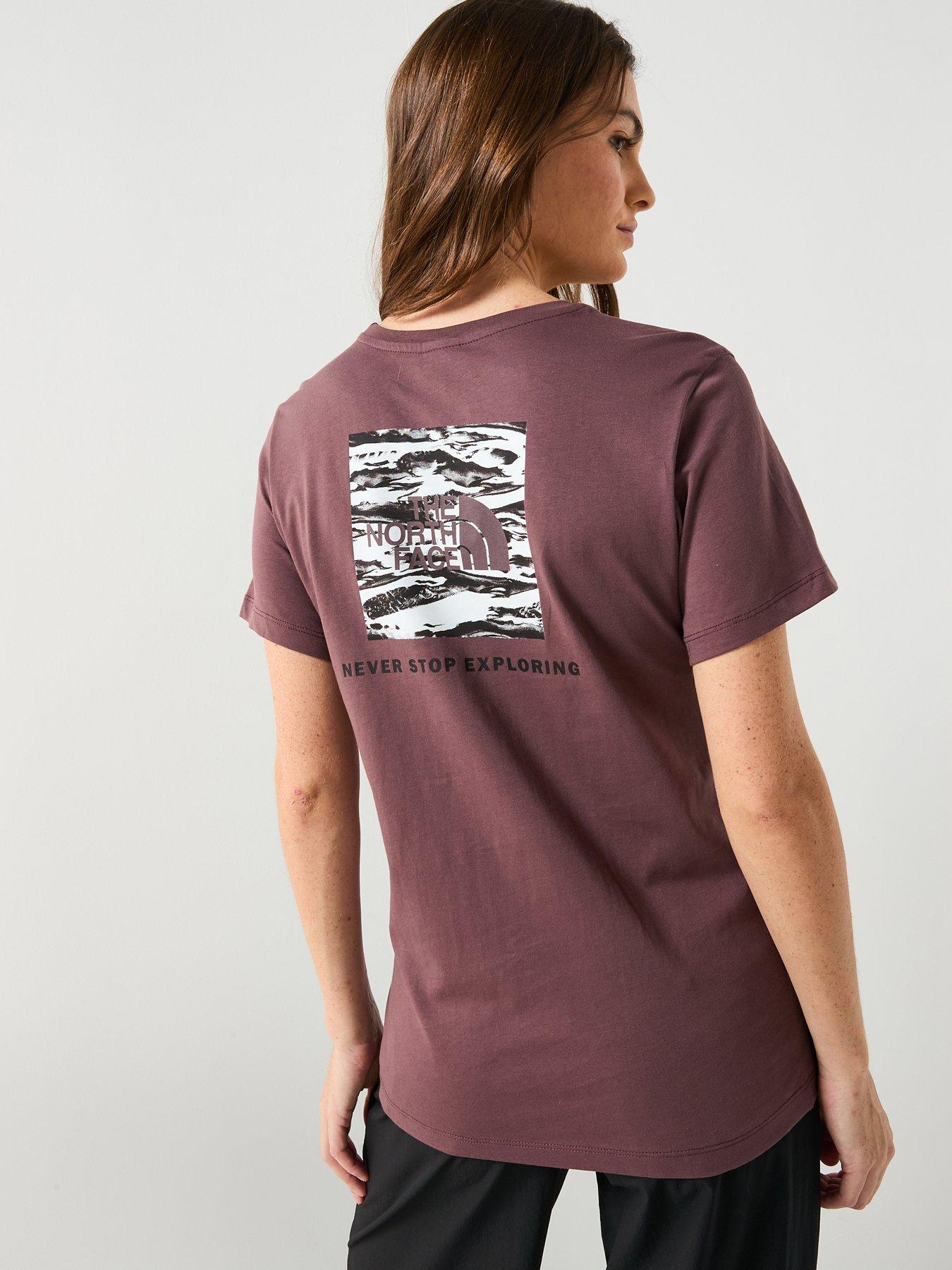  image of the-north-face-womens-edge-of-light-infill-relaxed-t-shirt-green