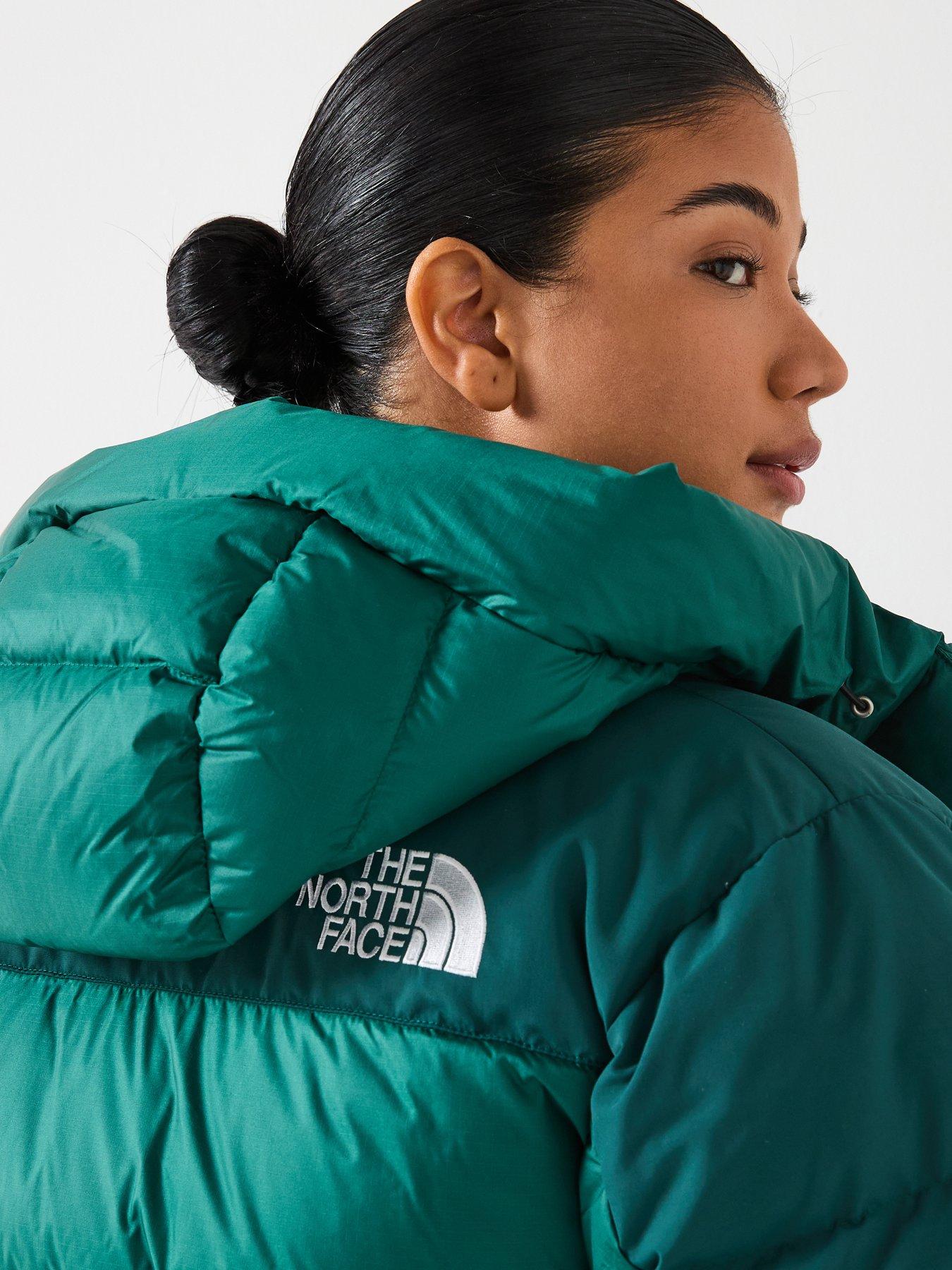 Image 5 of 6 of The North Face Womens Himalayan Down Parka Jacket- Green