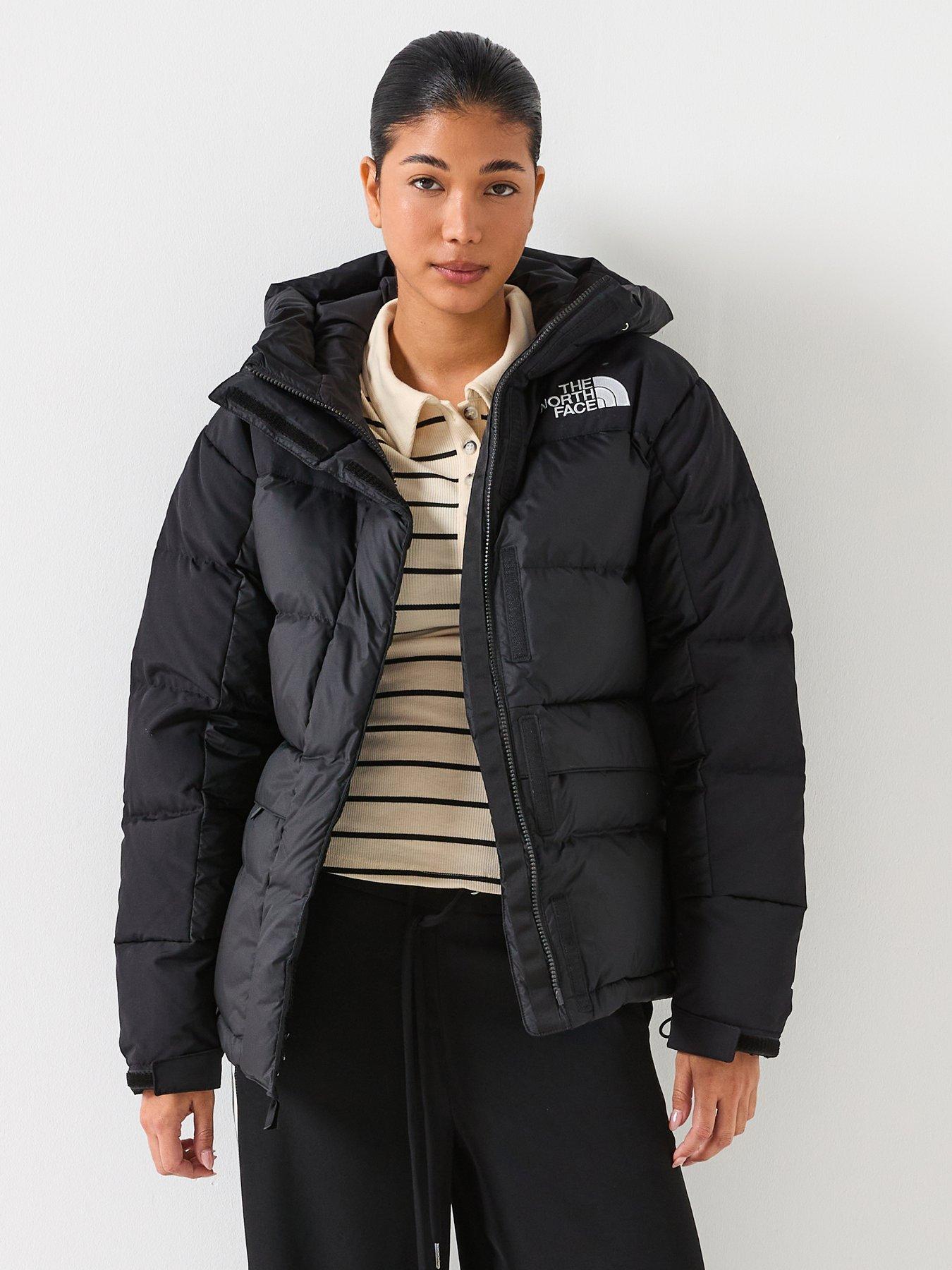 front image of the-north-face-womens-himalayan-down-parka-jacket-black