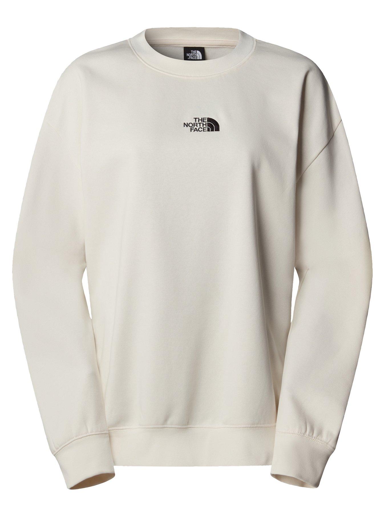 undefined Women's Essential Oversize Crew - White