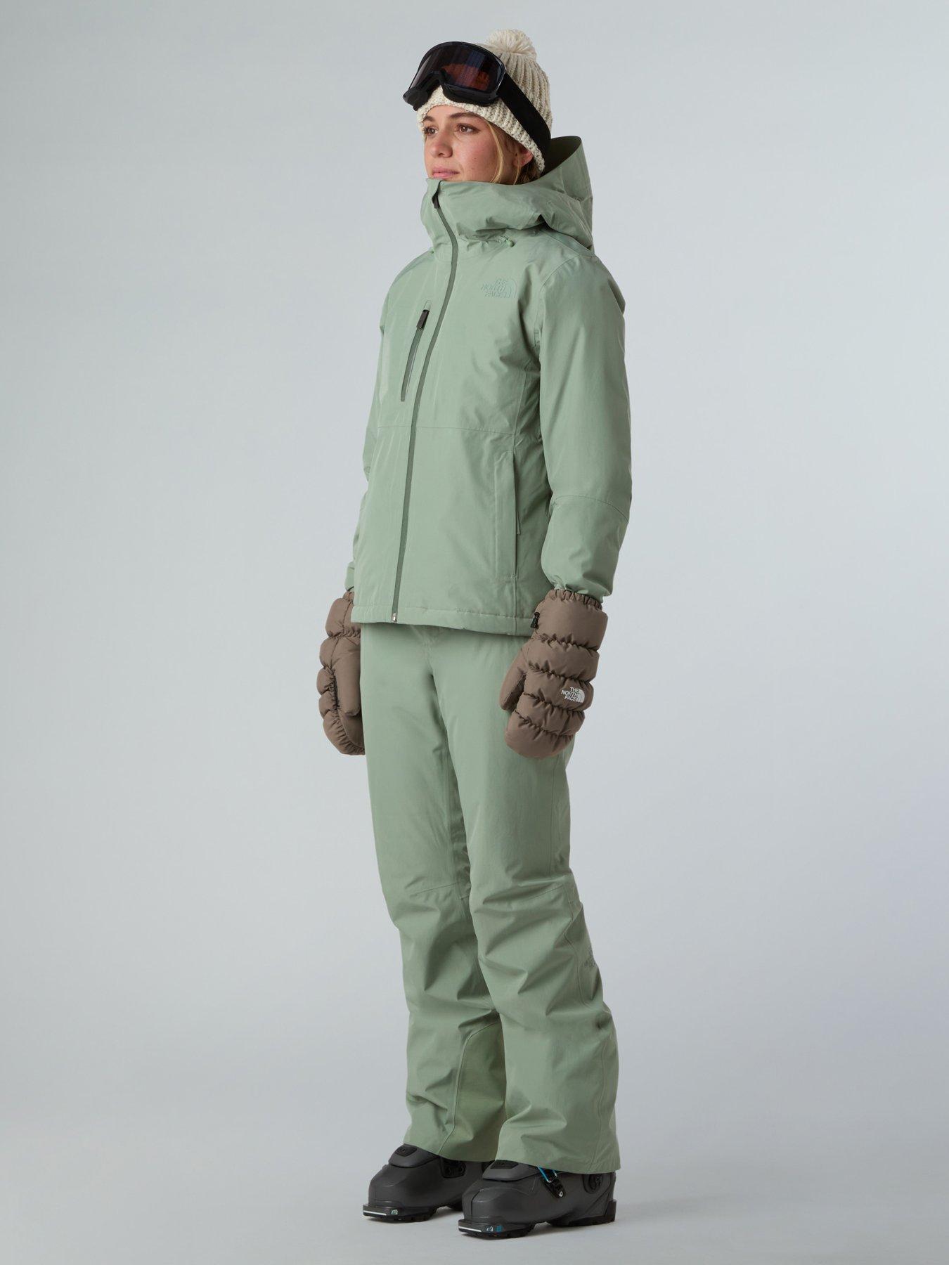  image of the-north-face-womens-descendit-ski-jacket-green