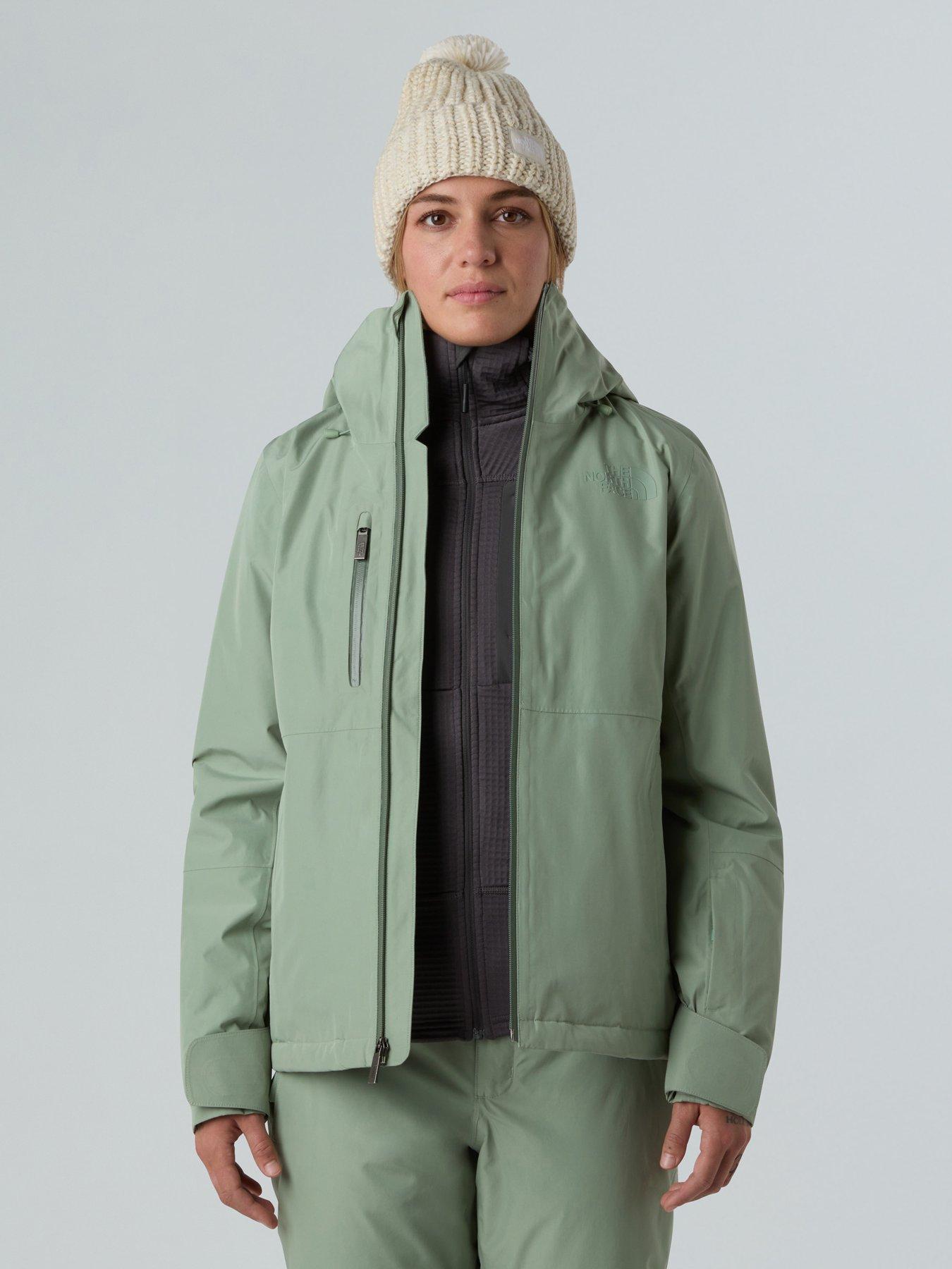  image of the-north-face-womens-descendit-ski-jacket-green