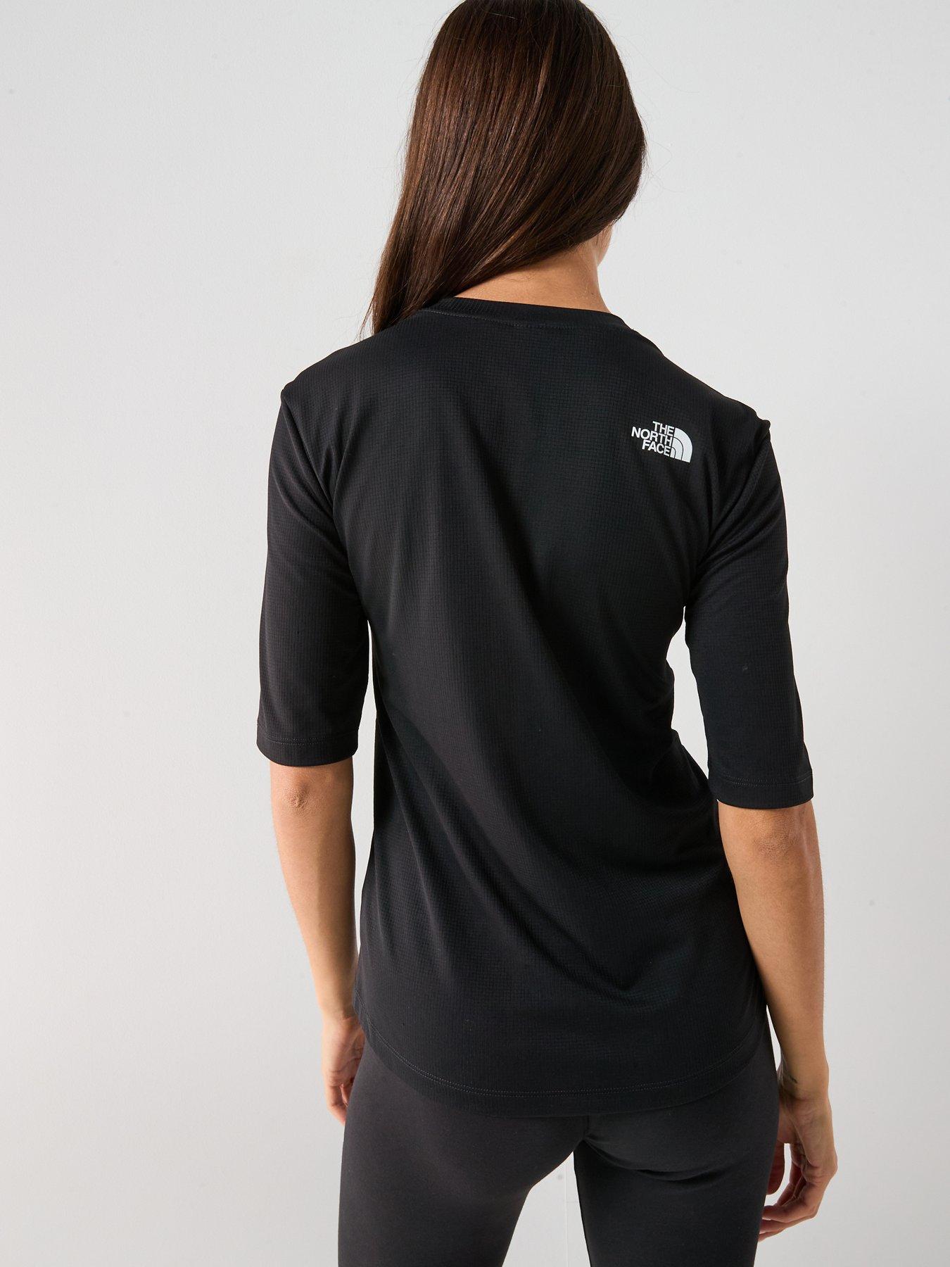Image 2 of 6 of The North Face Women's Shadow Short Sleeve Tee -black