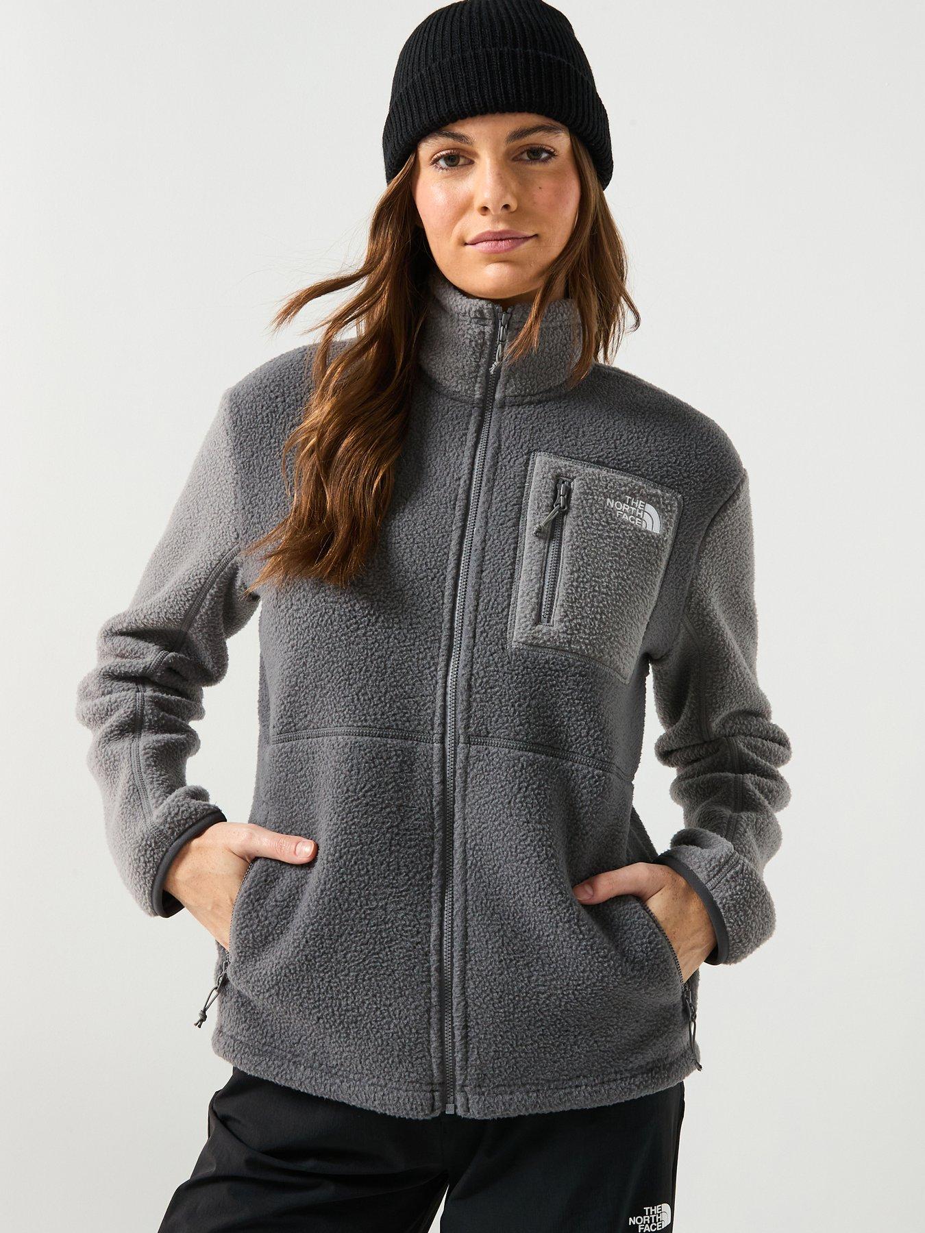  image of the-north-face-womens-yumiori-full-zip-grey