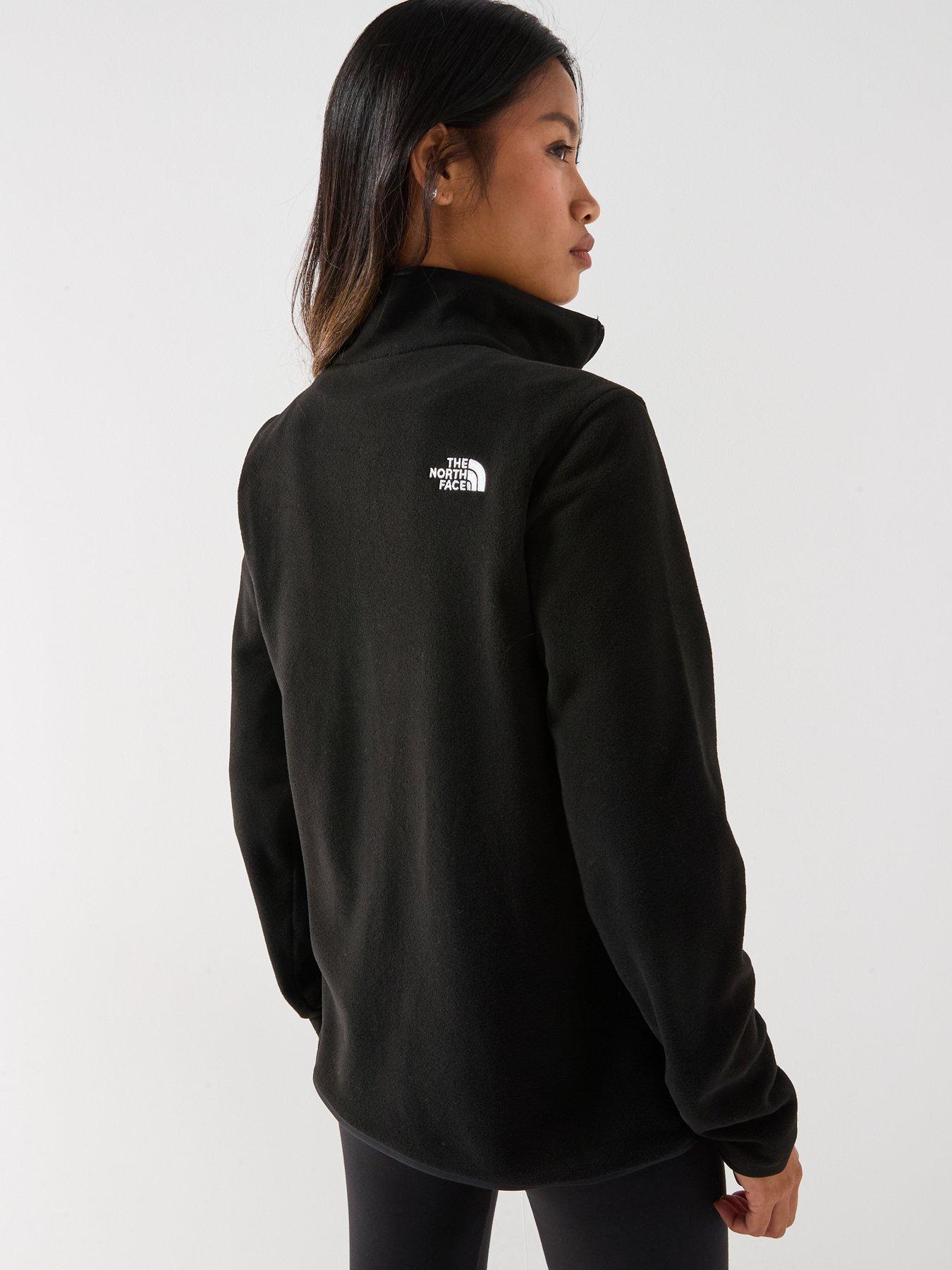 Image 2 of 6 of The North Face Women's Glacier Fleece 1/4 Zip Jacket - Black