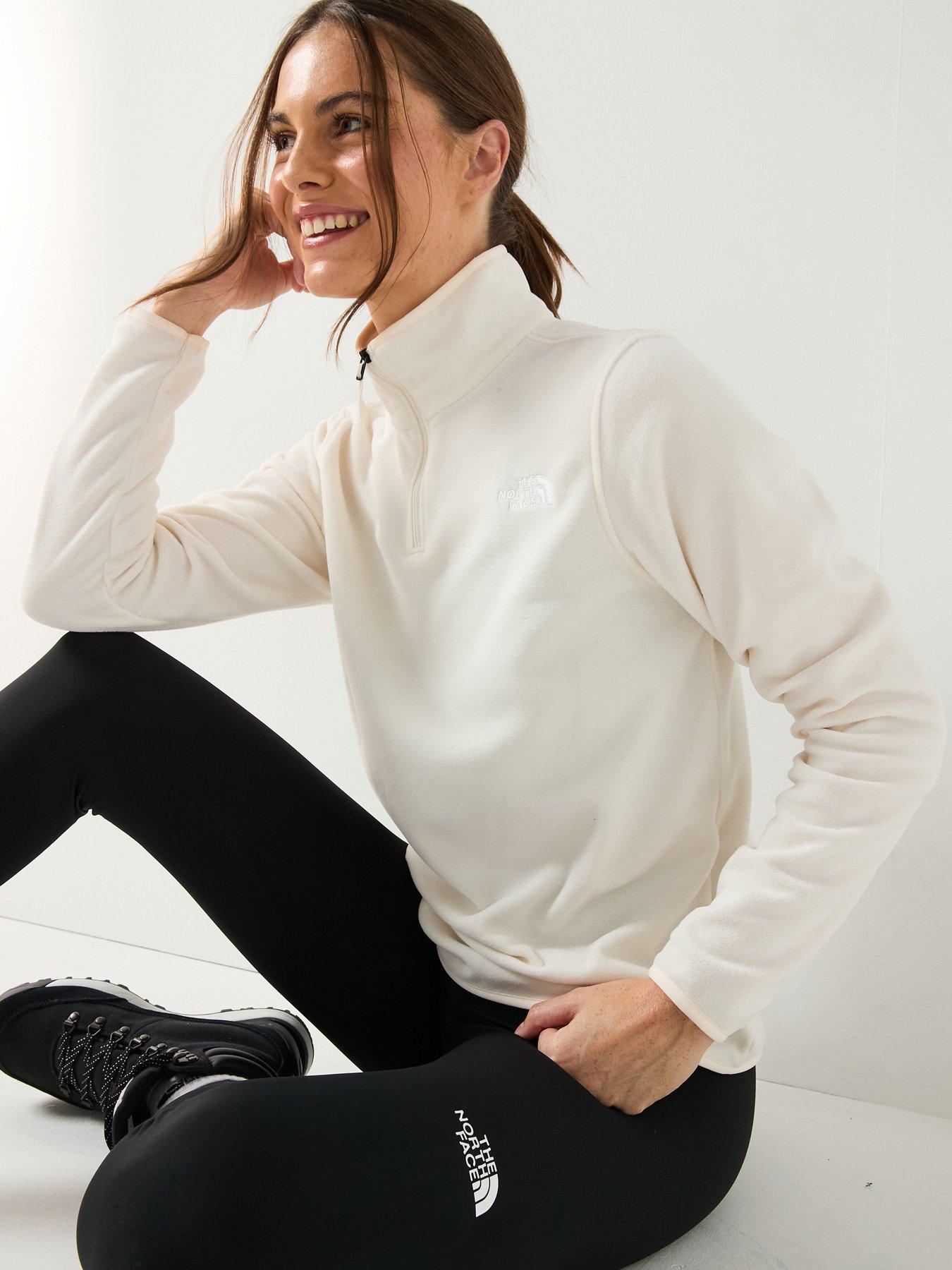undefined Women's Glacier Fleece 1/4 Zip Jacket - White