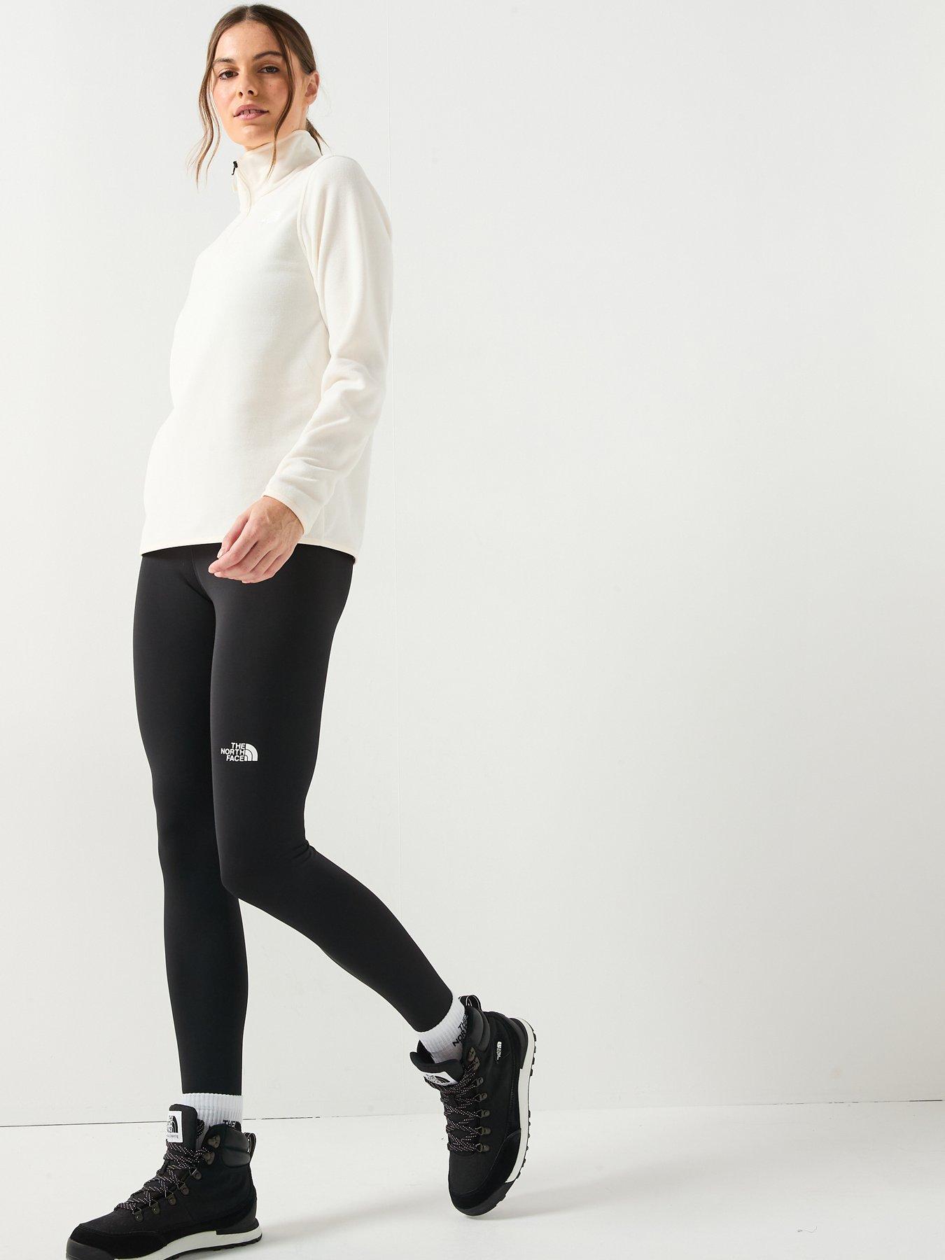 Image 3 of 6 of The North Face Women's Glacier Fleece 1/4 Zip Jacket - White