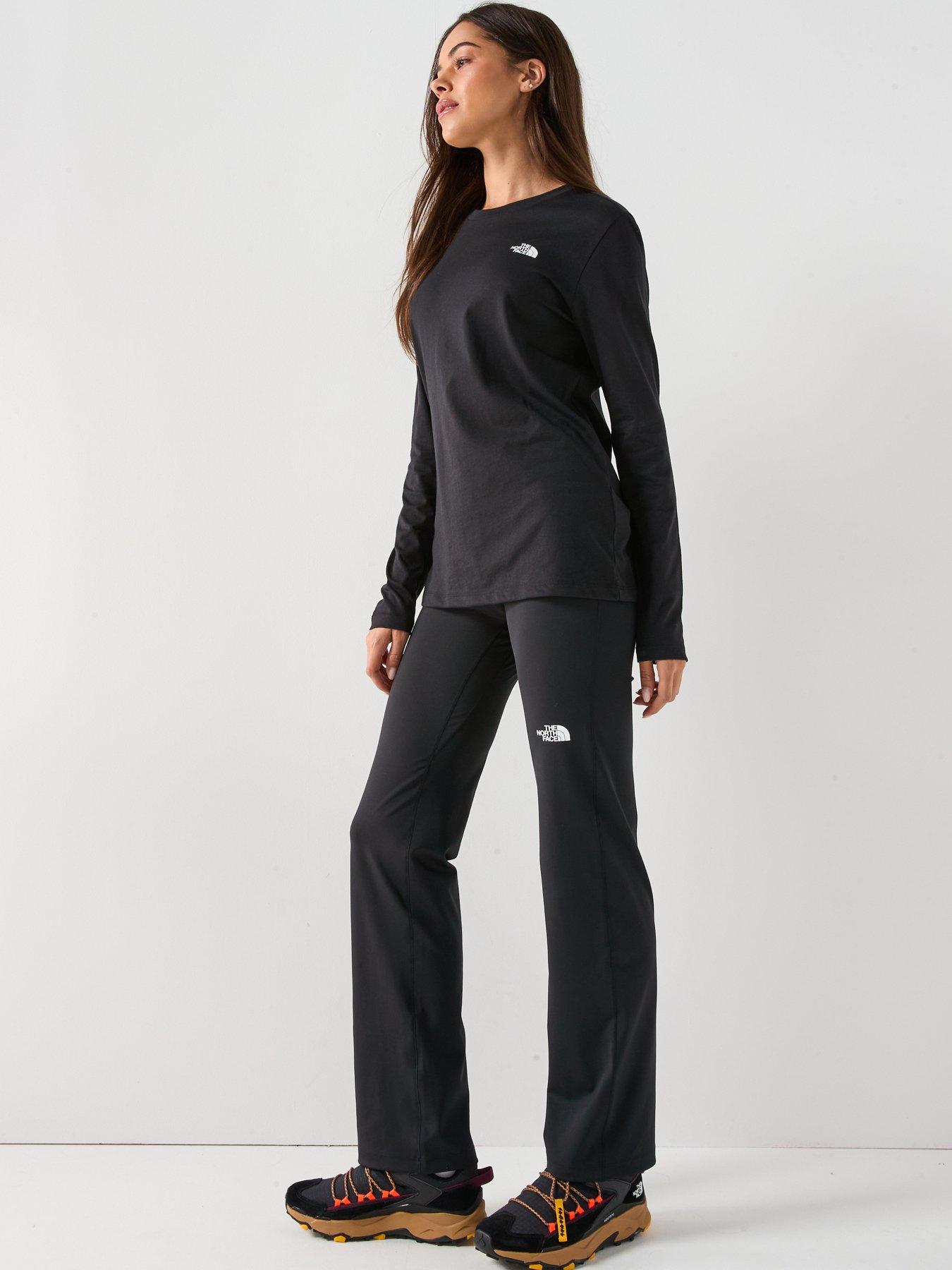  image of the-north-face-womens-flex-straight-leg-tights-black