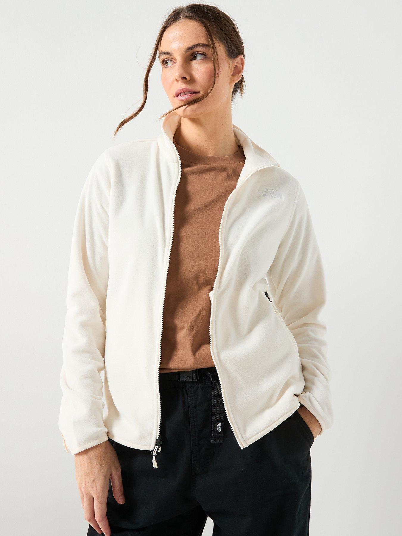 Image 4 of 6 of The North Face Women's Glacier Fleece Jacket - White