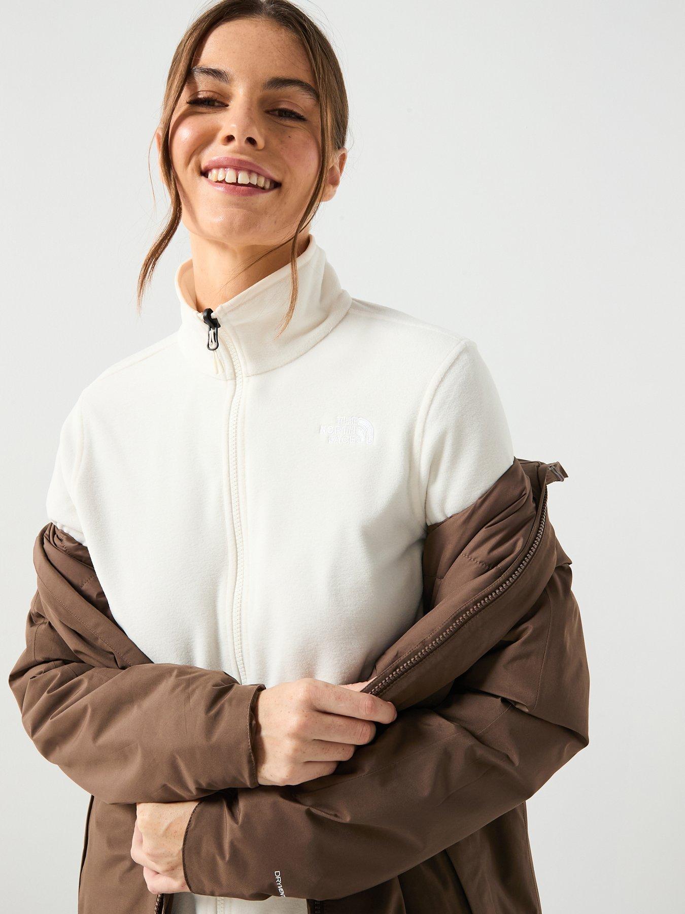 Image 6 of 6 of The North Face Women's Glacier Fleece Jacket - White