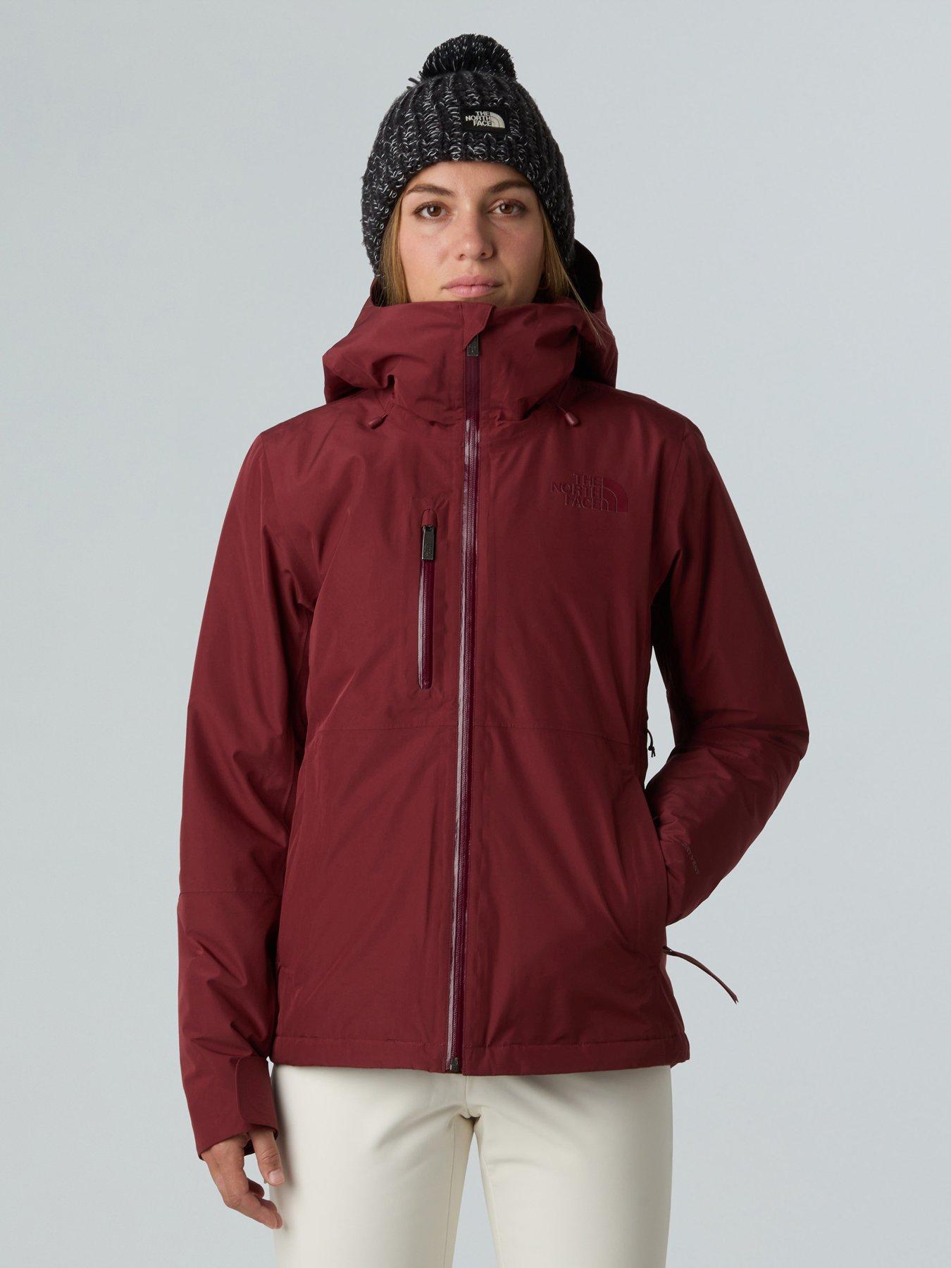 The North Face Womens Descendit Ski Jacket - Burgundy