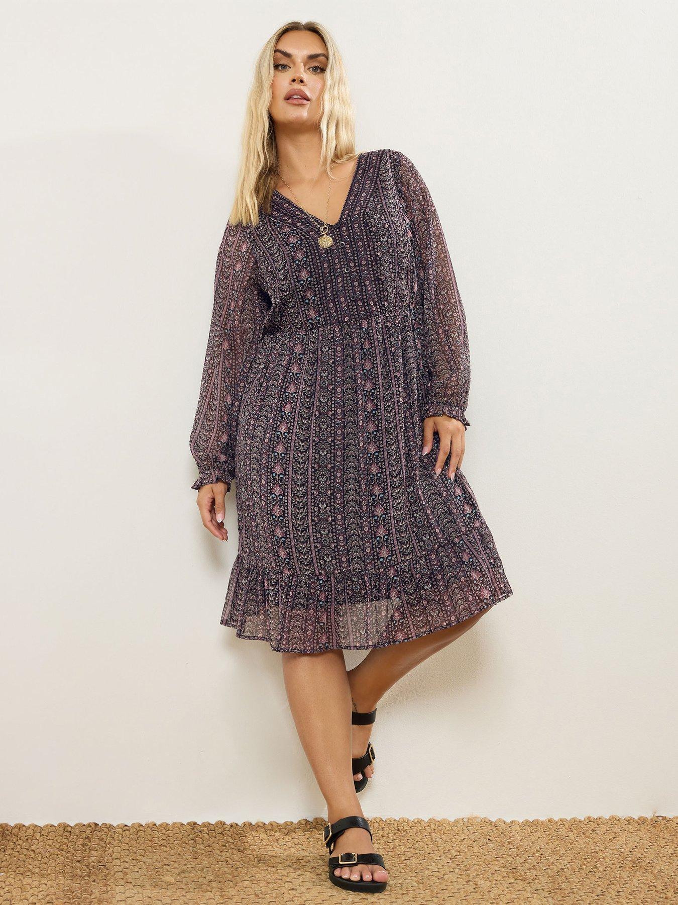 undefined Curve Embellished Mini Smock Dress - Black