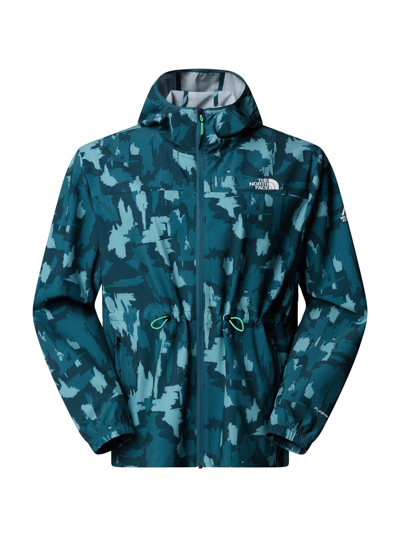 Image 1 of 2 of The North Face Women's Mountain Athletics Hooded Wind Jacket - Blue