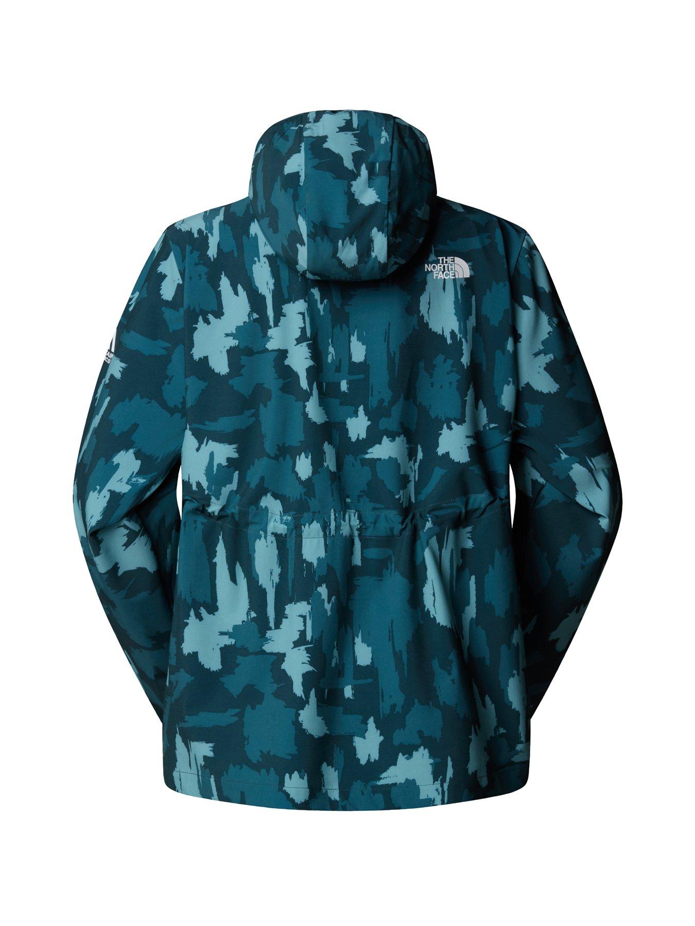 Image 2 of 2 of The North Face Women's Mountain Athletics Hooded Wind Jacket - Blue
