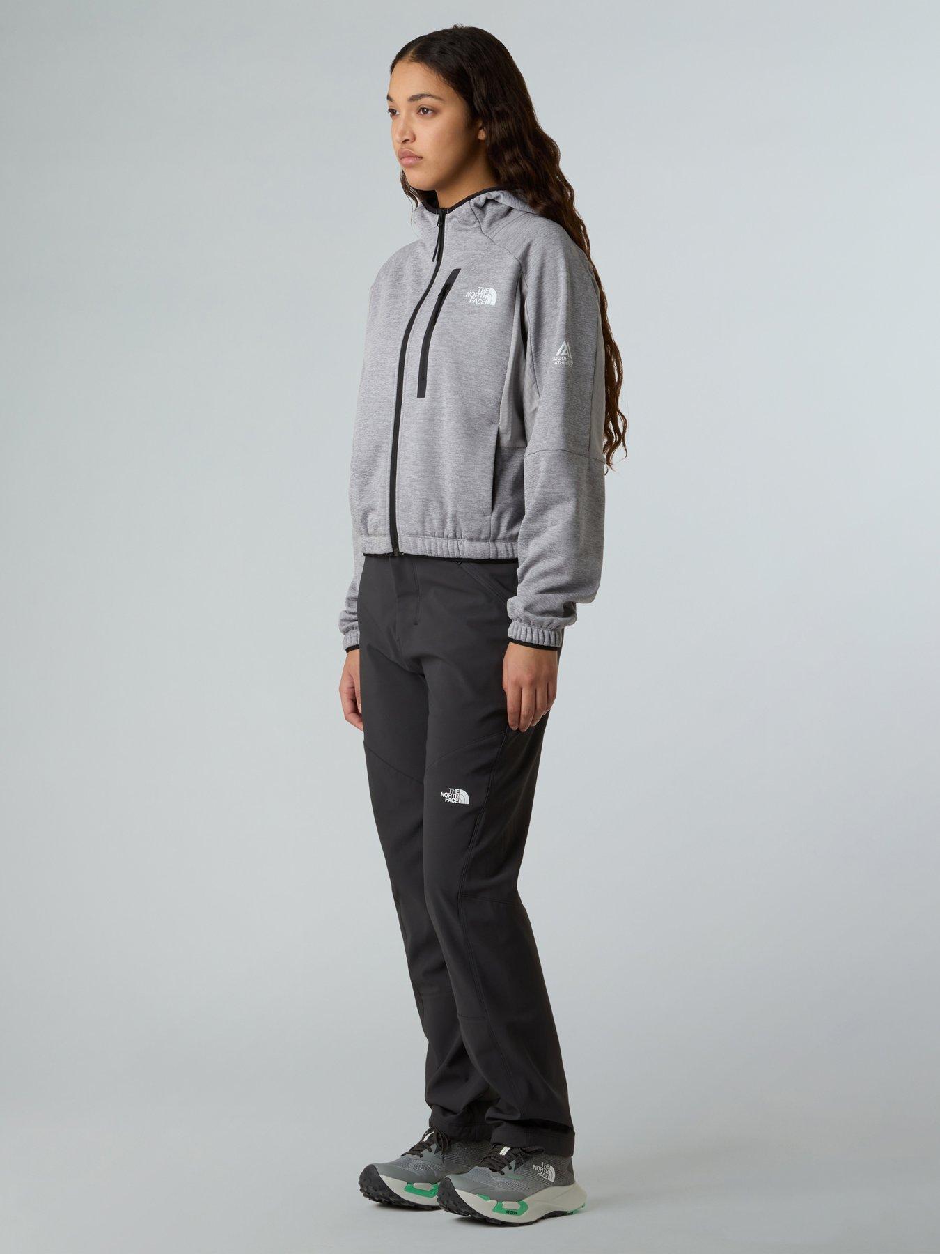 Image 3 of 6 of The North Face Women's Mountain Athletics Full Zip Fleece - Grey