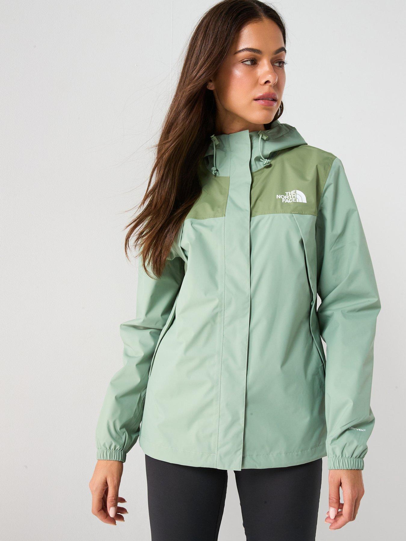  image of the-north-face-womens-antora-rain-jacket-green