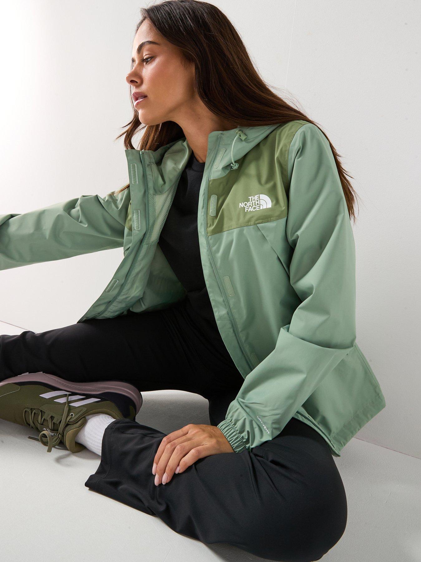  image of the-north-face-womens-antora-rain-jacket-green