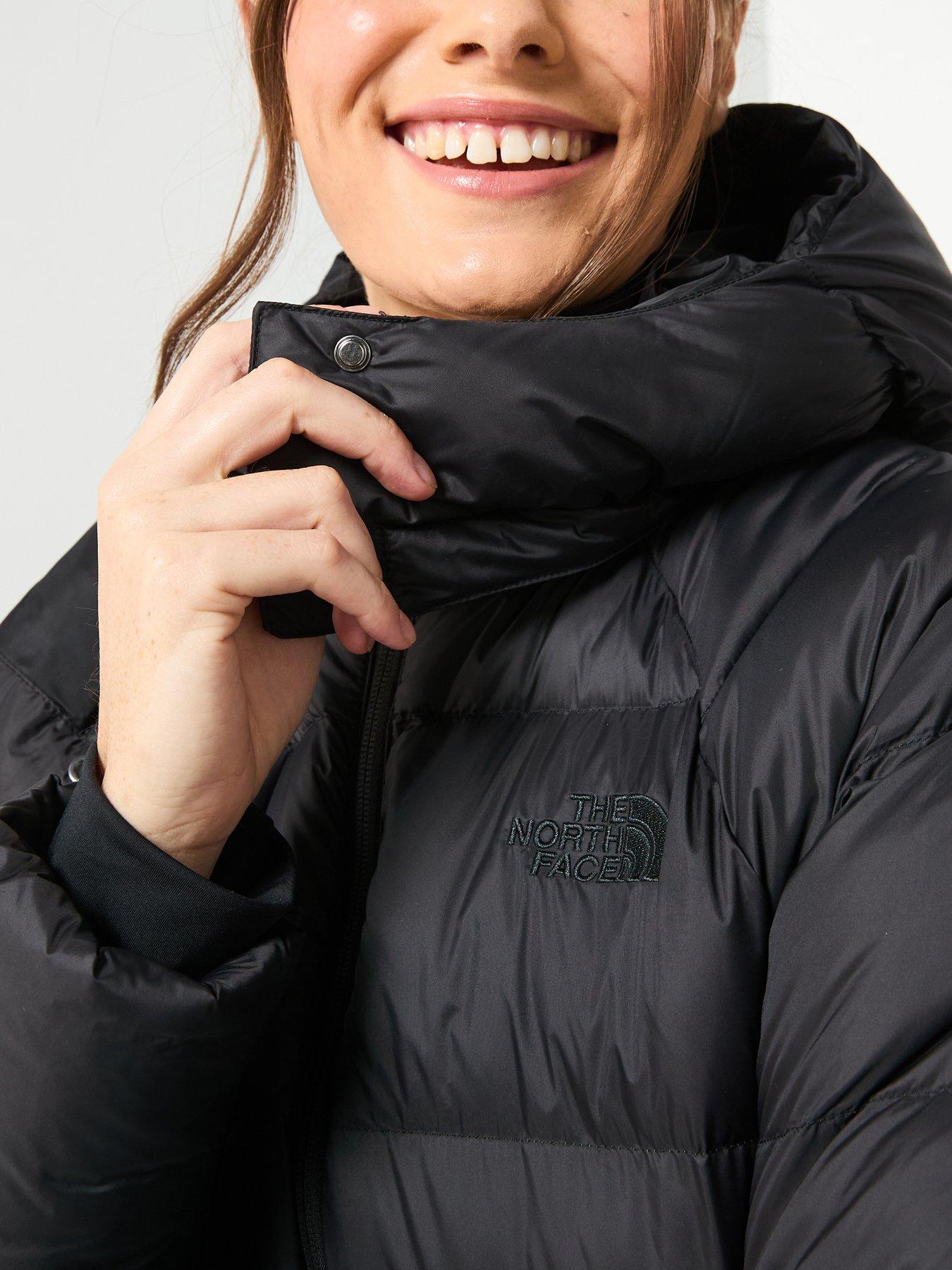 Image 4 of 6 of The North Face Women's Hydrenalite City Long Down Hooded Parka - Black