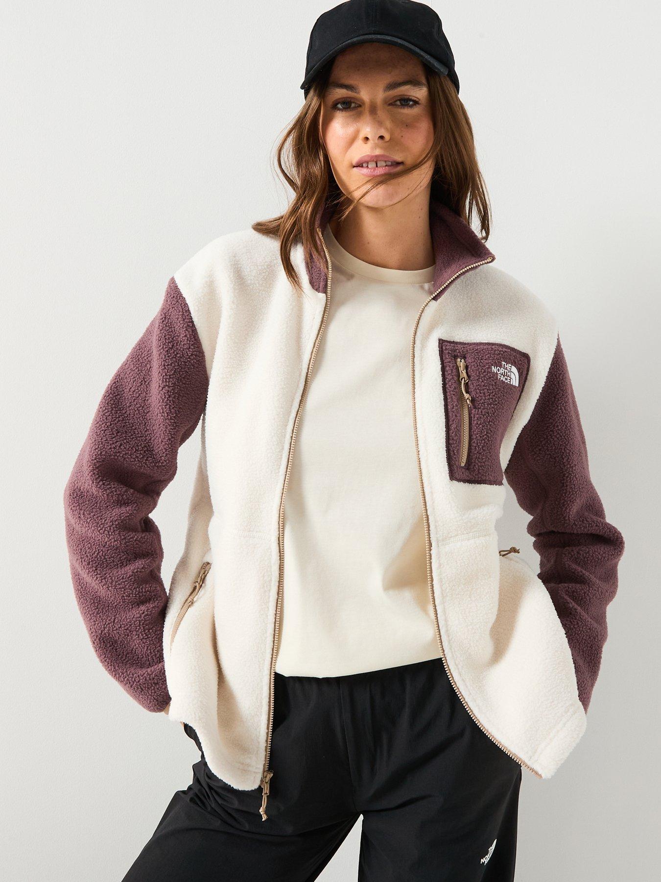 Image 1 of 6 of The North Face Women's Yumiori Full Zip Jacket - White/Purple