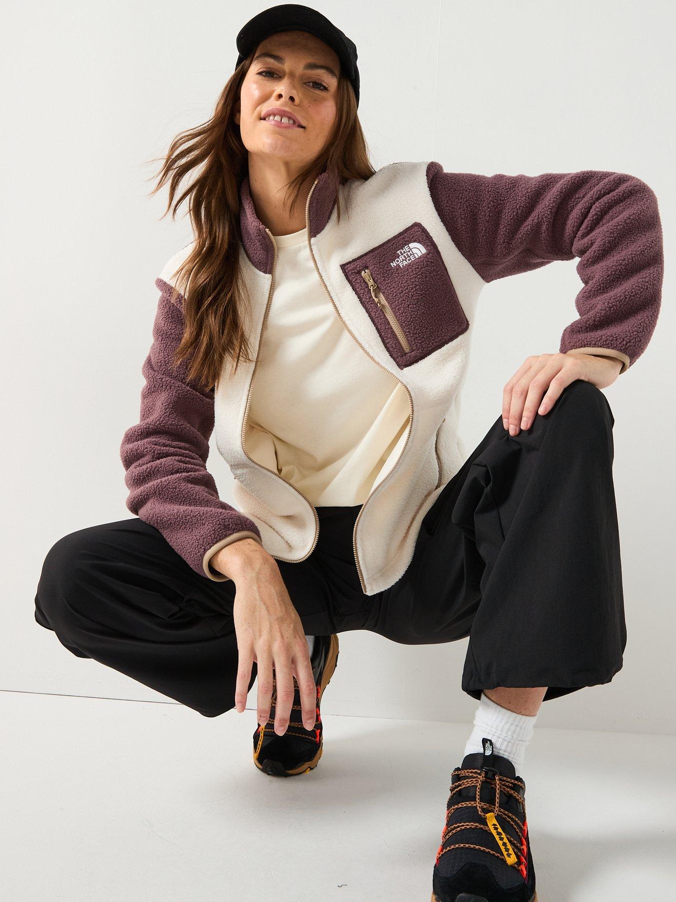 Image 5 of 6 of The North Face Women's Yumiori Full Zip Jacket - White/Purple