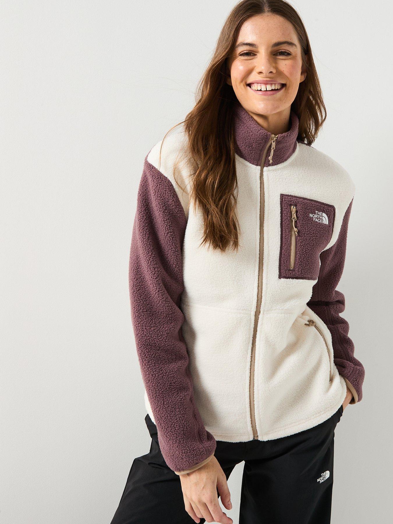 Image 6 of 6 of The North Face Women's Yumiori Full Zip Jacket - White/Purple