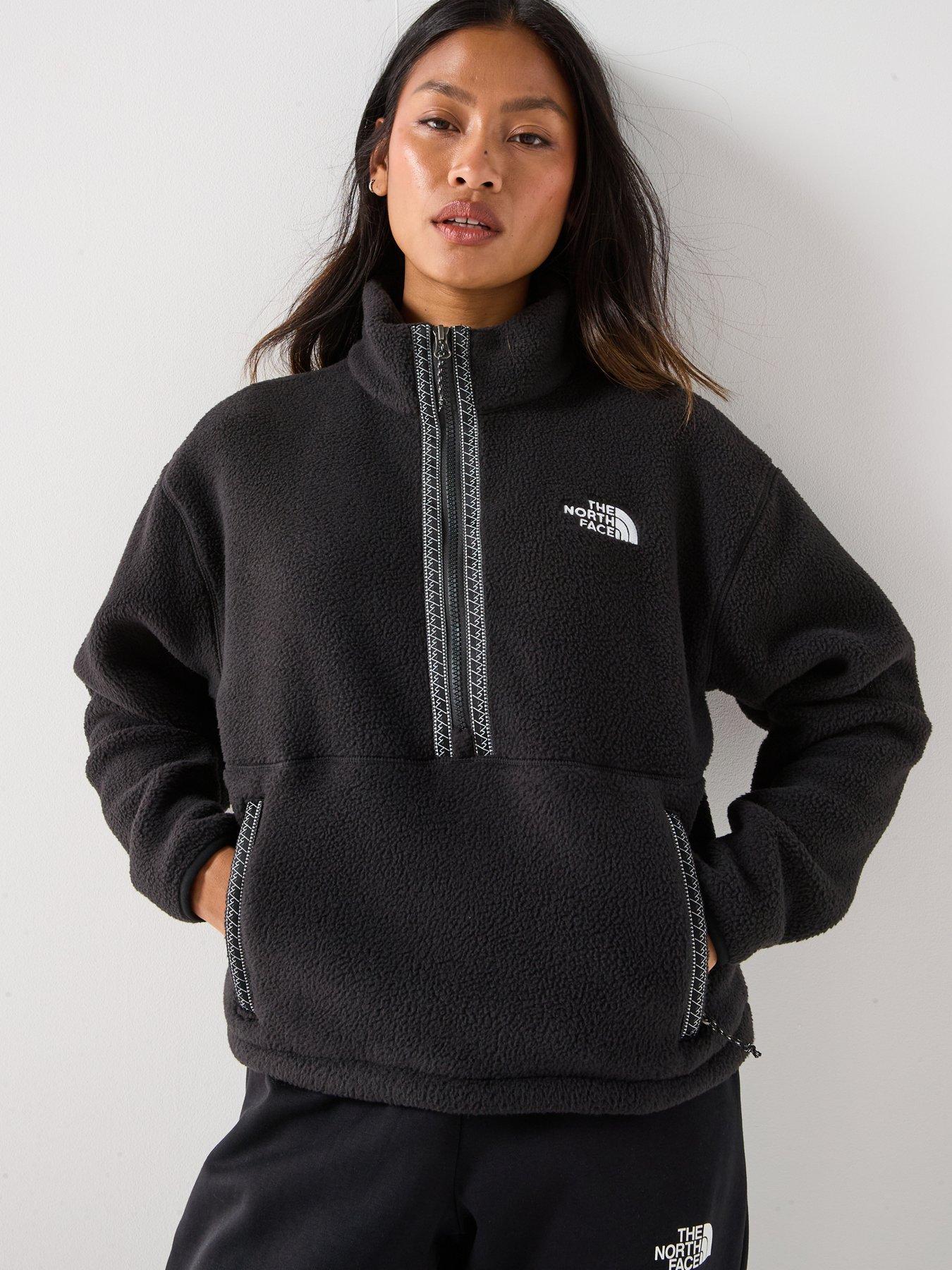 undefined Women's Fleeski 1/4 Zip Pullover Fleece - Black