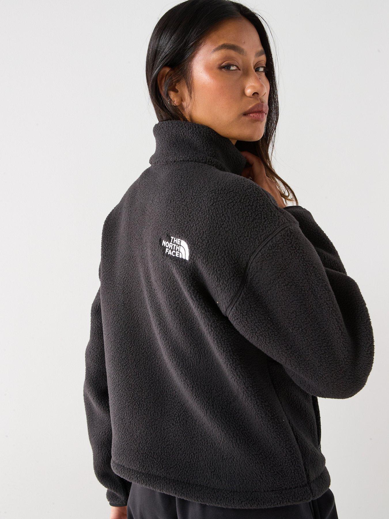 Image 2 of 4 of The North Face Women's Fleeski 1/4 Zip Pullover Fleece - Black