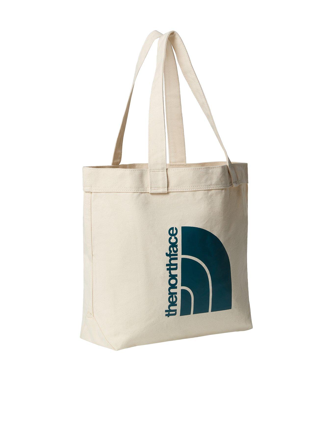 Image 1 of 5 of The North Face Unisex Cotton Tote Bag - Off White