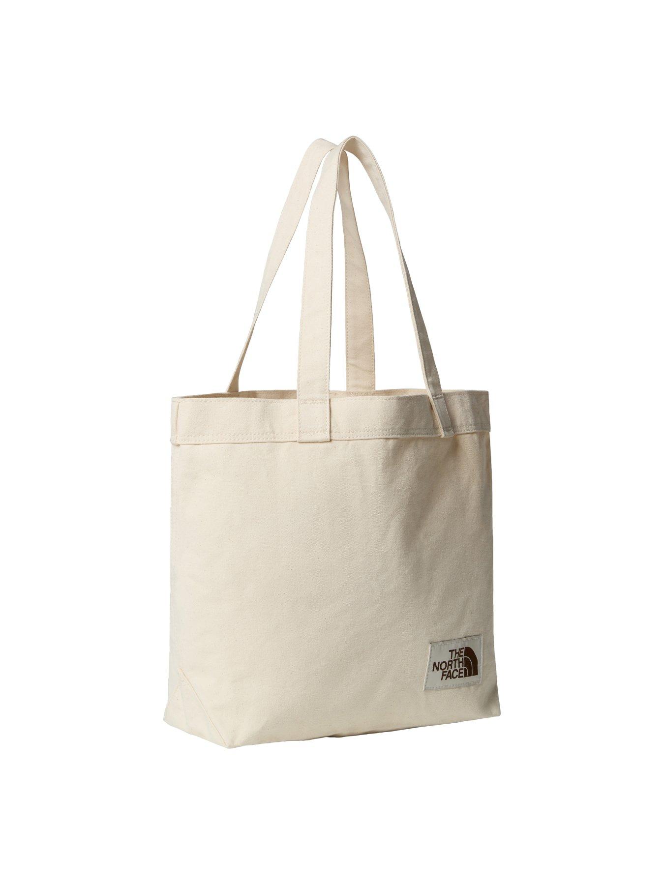 Image 2 of 5 of The North Face Unisex Cotton Tote Bag - Off White