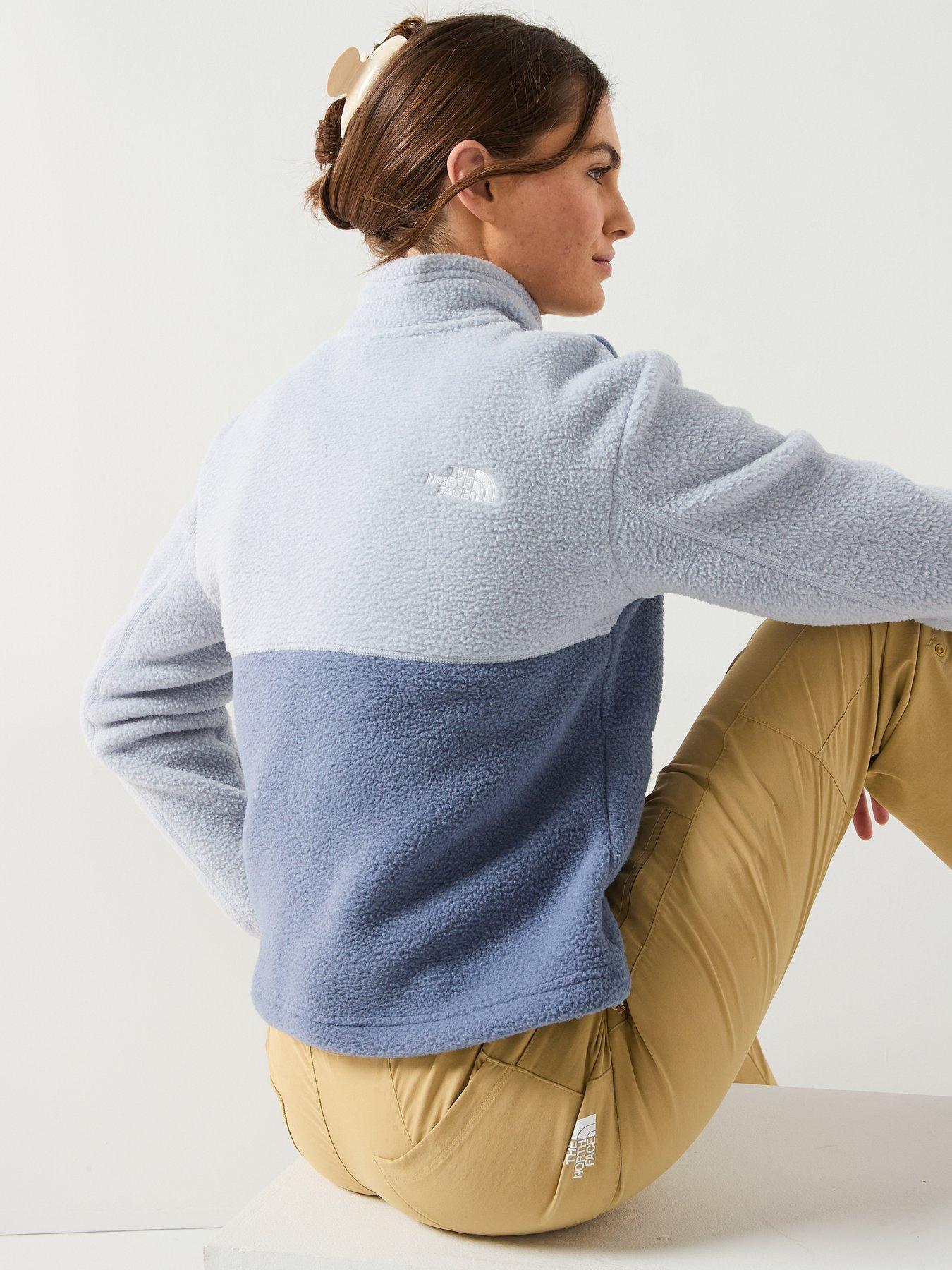  image of the-north-face-womens-yumiori-frac14-zip-grey