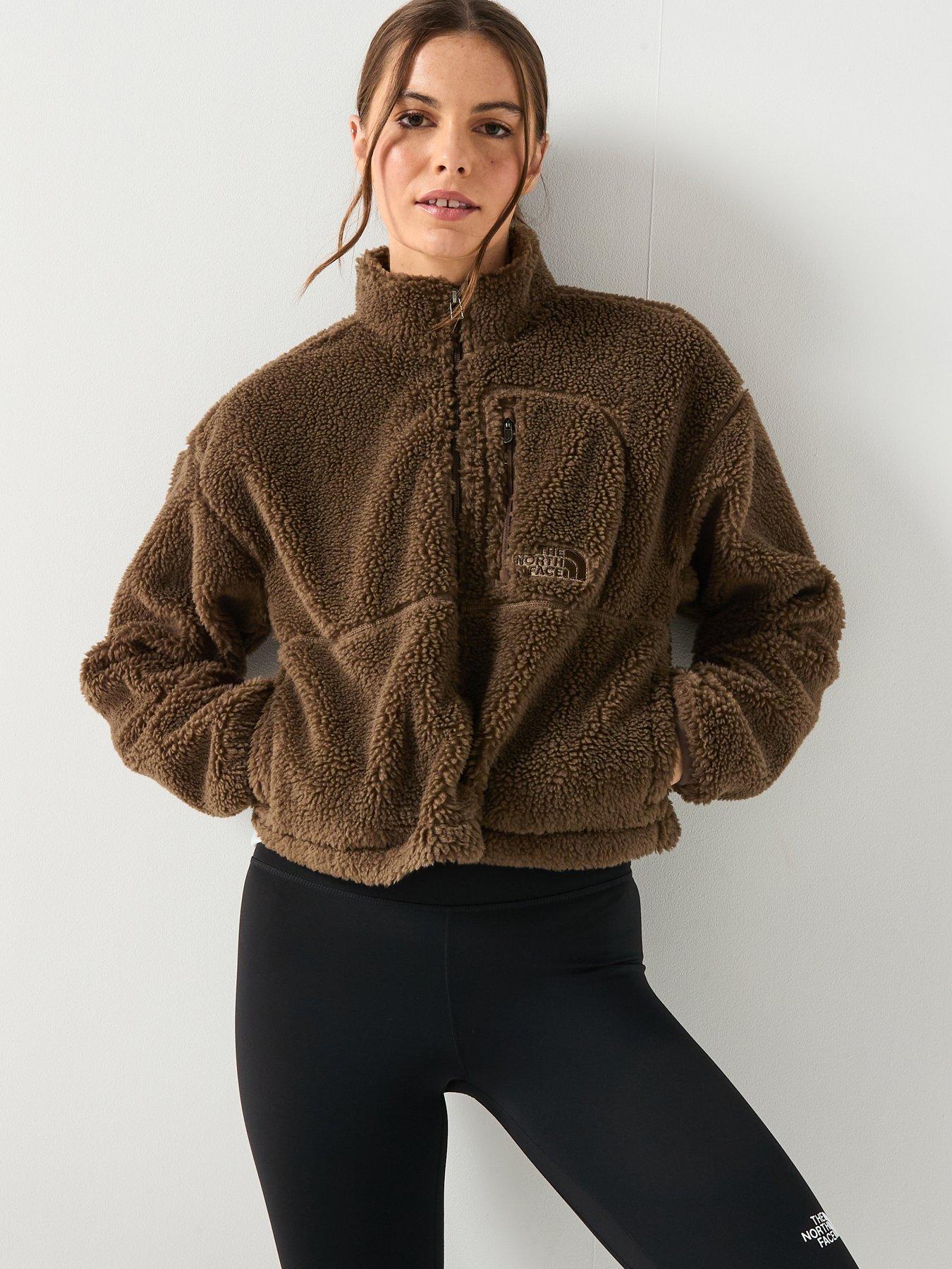  image of the-north-face-womens-extreme-pile-2-pullover--brown
