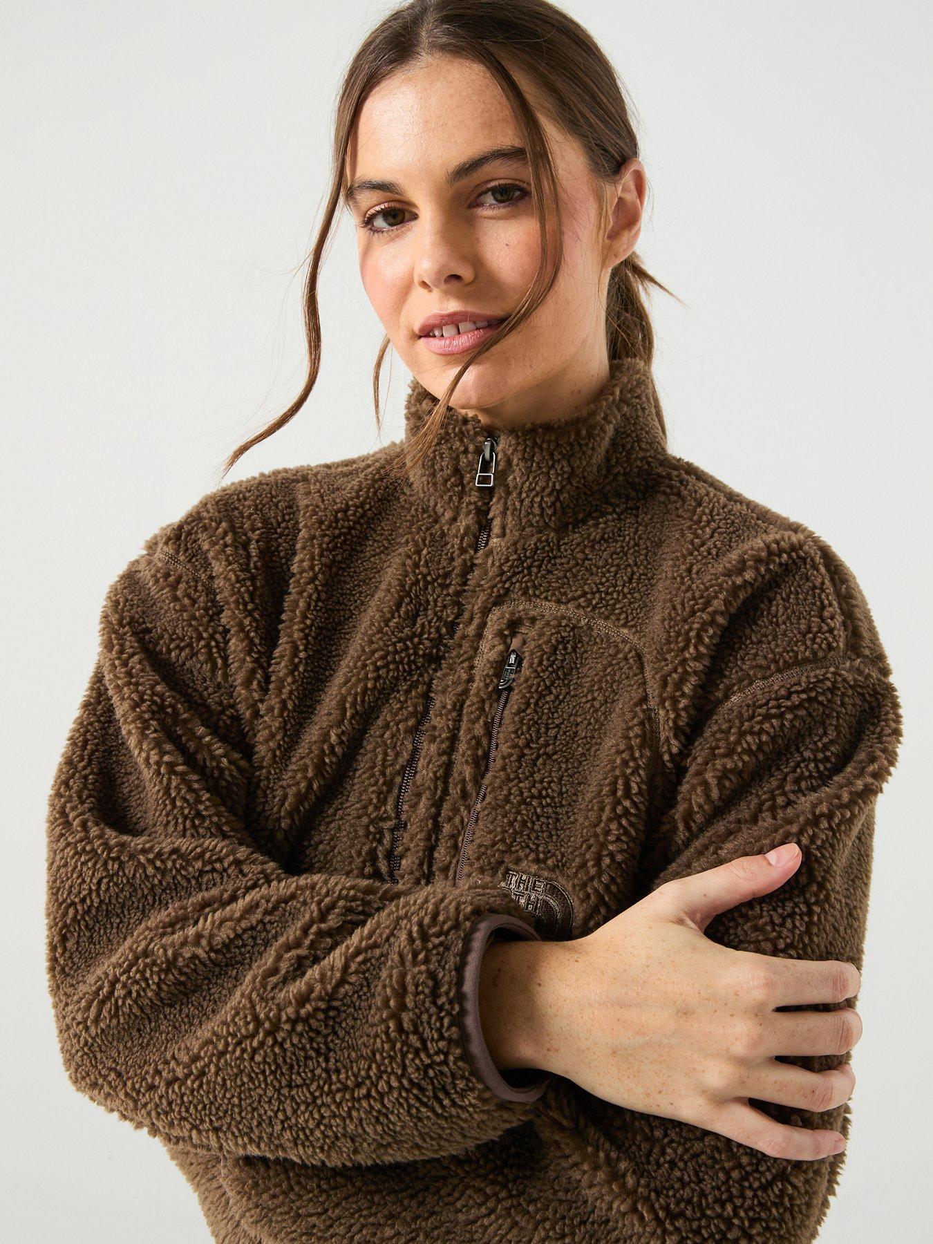  image of the-north-face-womens-extreme-pile-2-pullover--brown