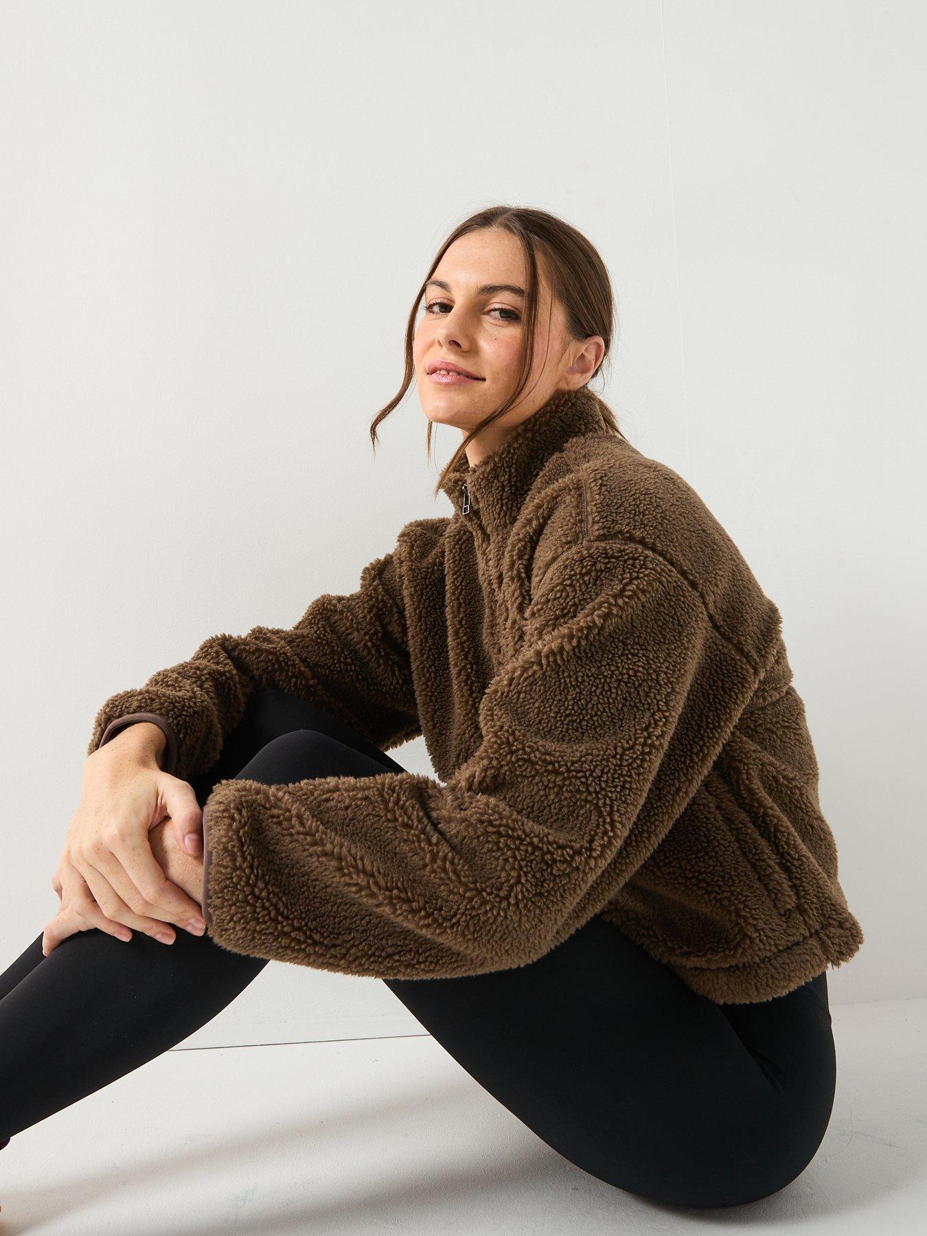  image of the-north-face-womens-extreme-pile-2-pullover--brown