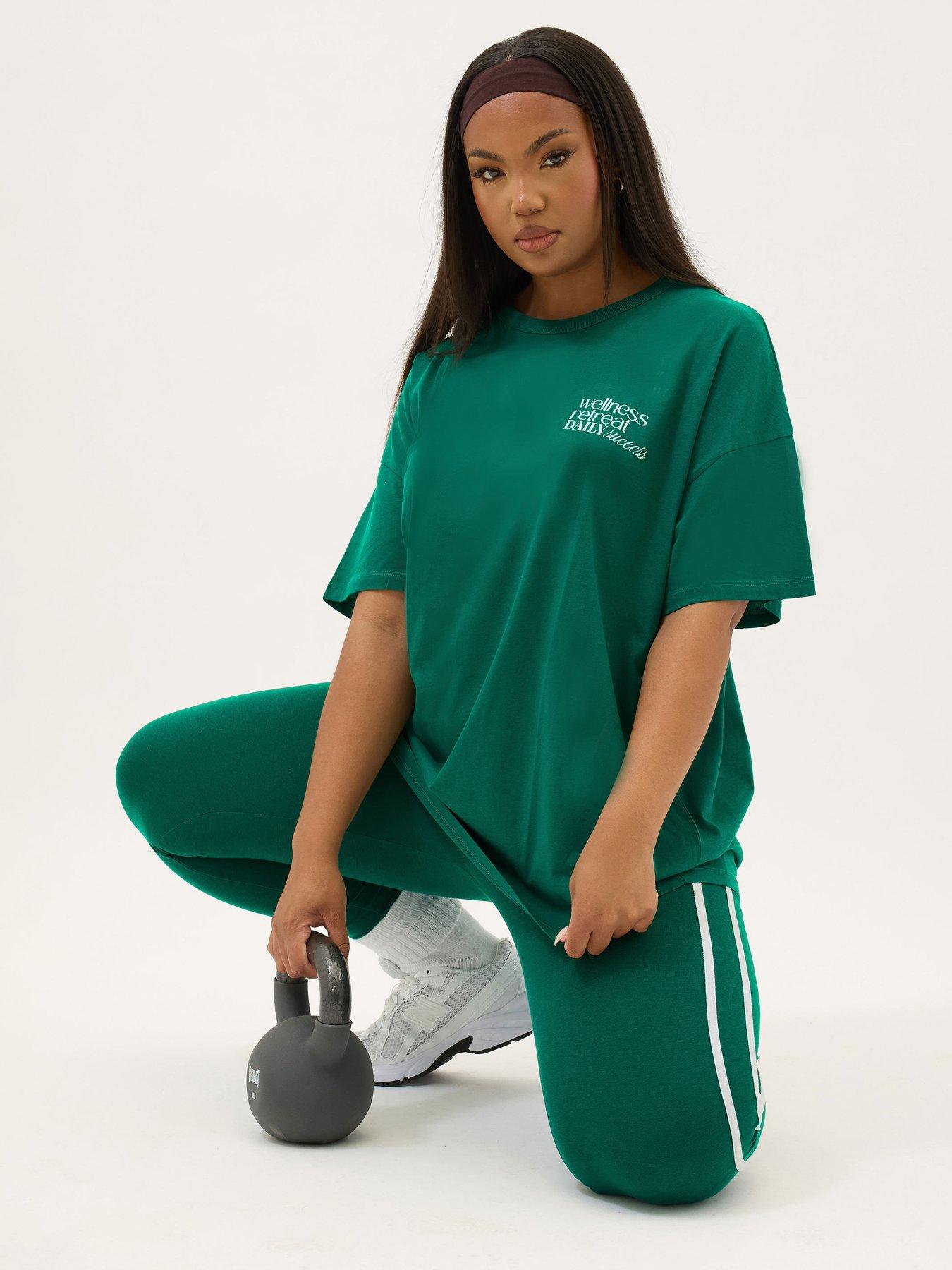 undefined Curve Wellness Retreat Active T-Shirt - Green