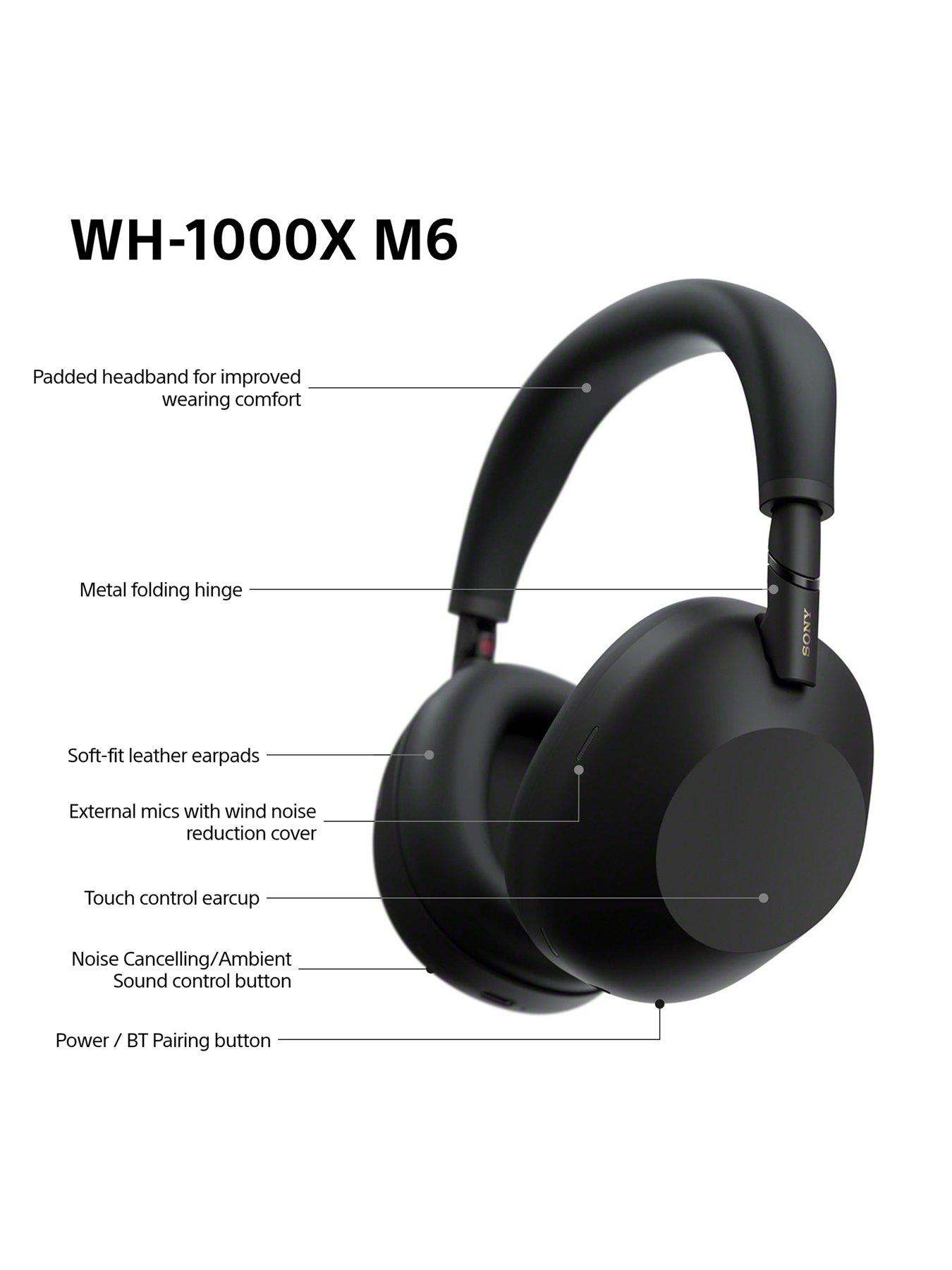 Image 6 of 8 of Sony WH-1000XM6 Noise-Cancelling Over-Ear Headphones