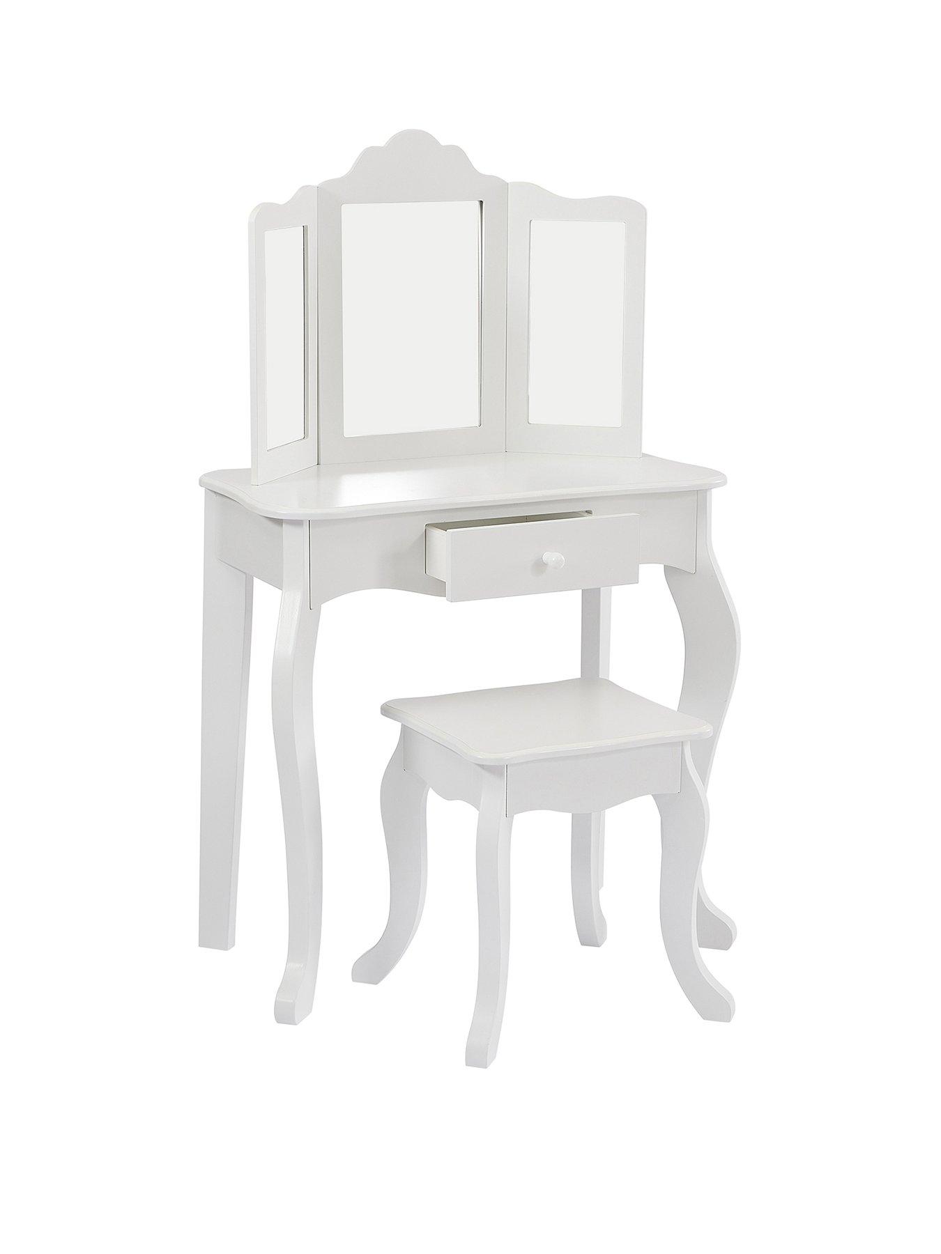 Image 2 of 7 of Liberty House White Vanity Table And Stool