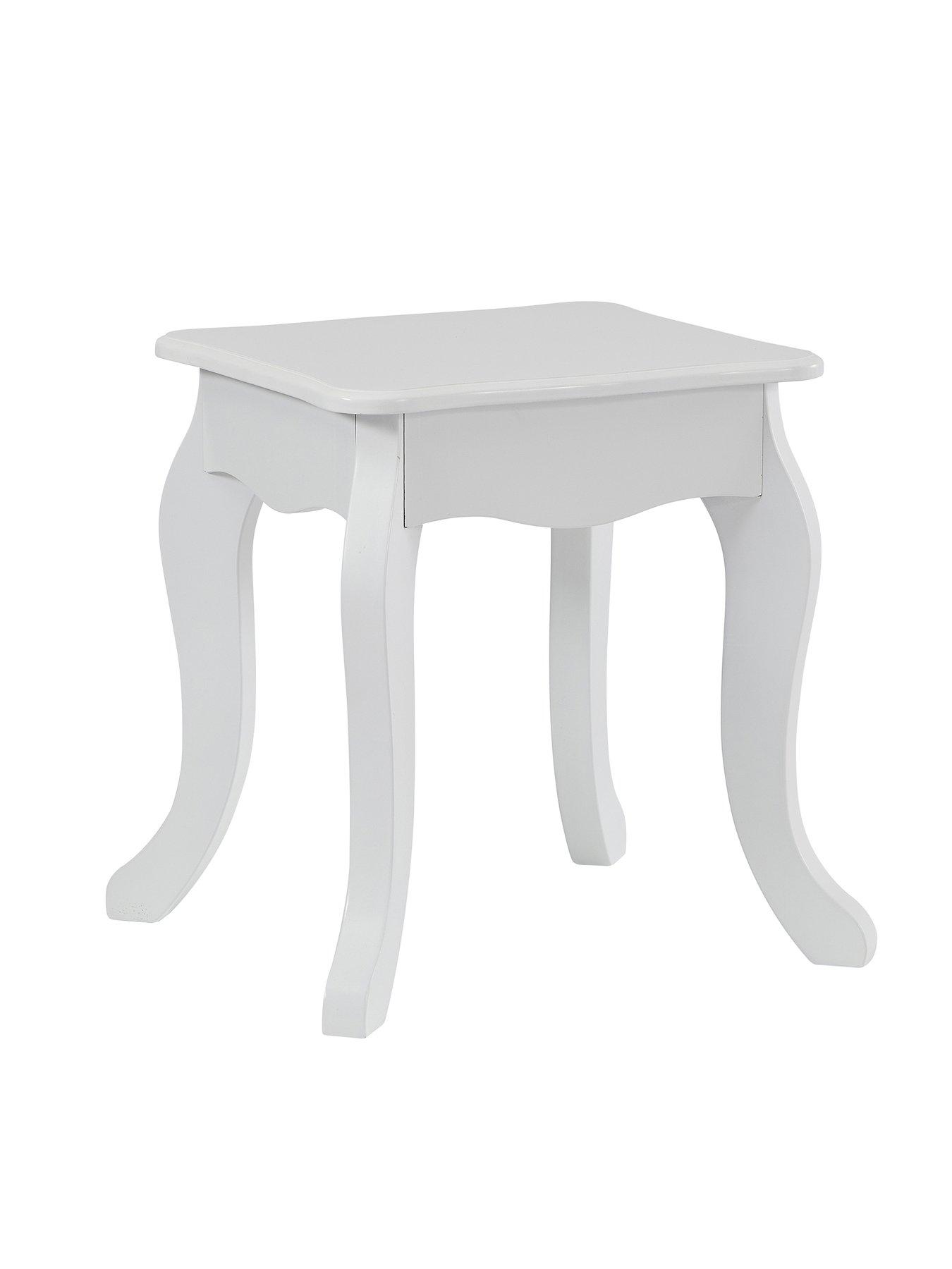 Image 6 of 7 of Liberty House White Vanity Table And Stool