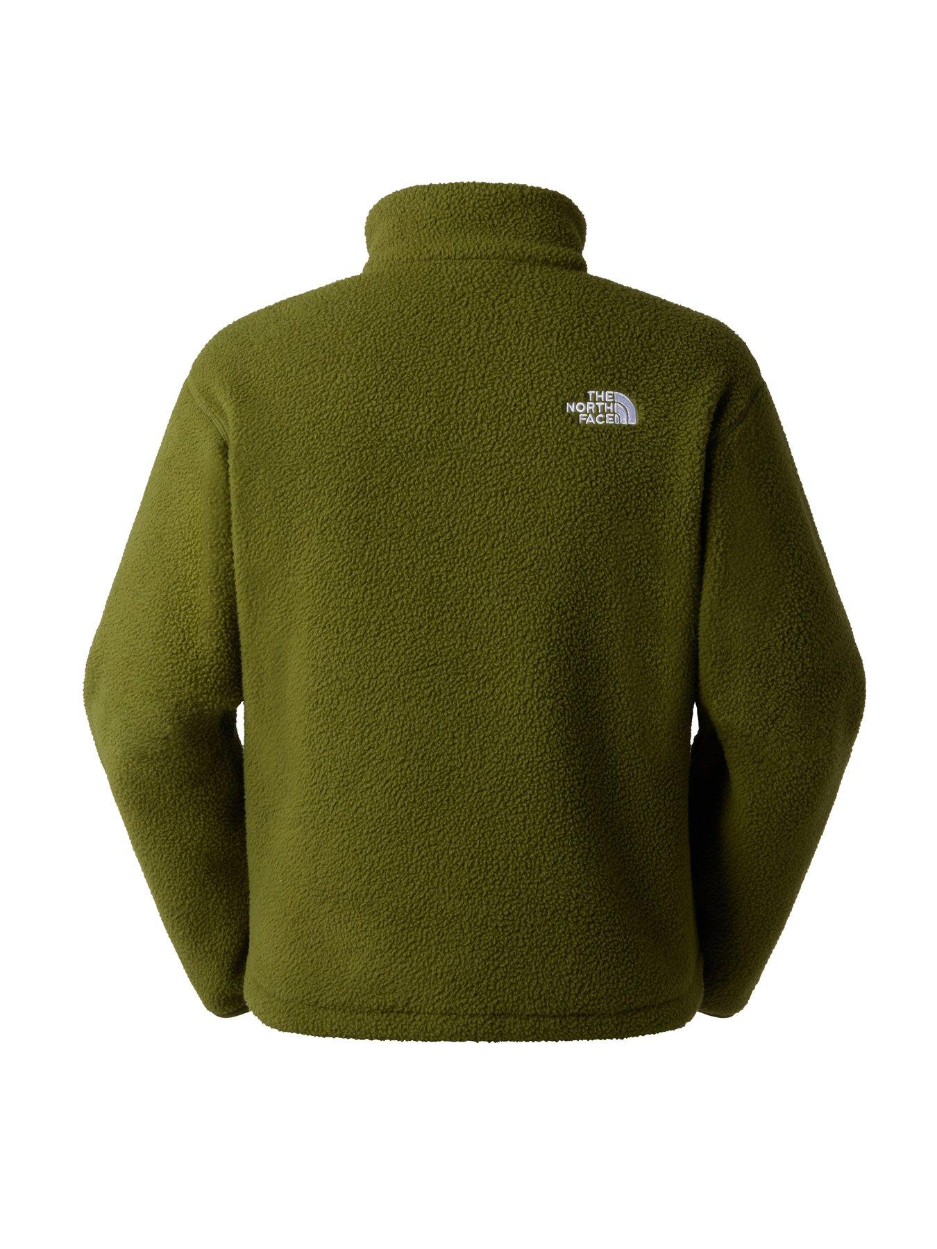 Image 2 of 2 of The North Face Men's Fleeski 1/4 Zip Pull Over Fleece - Green