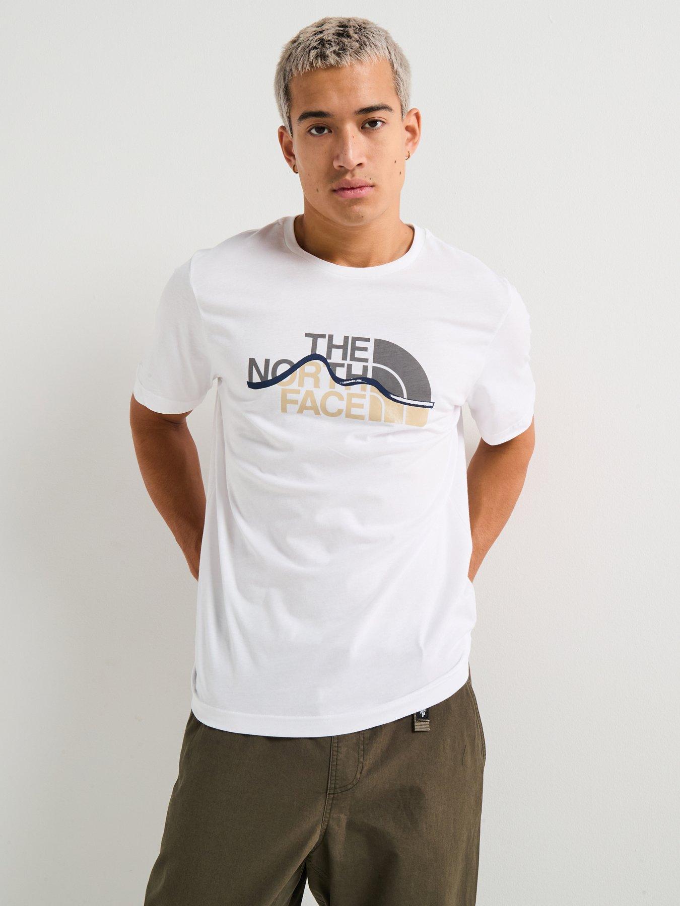 undefined Men's S/s Mountain Line Tee - White