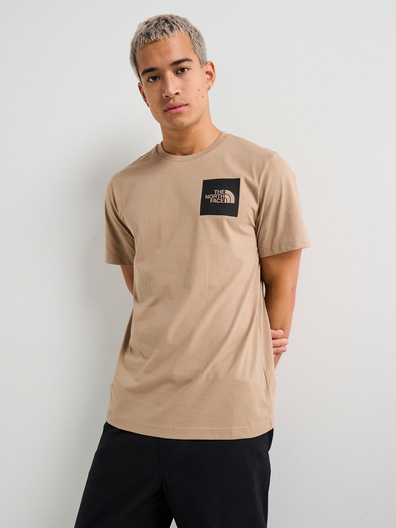 Image 1 of 6 of The North Face Mens S/s Fine T-shirt - Beige