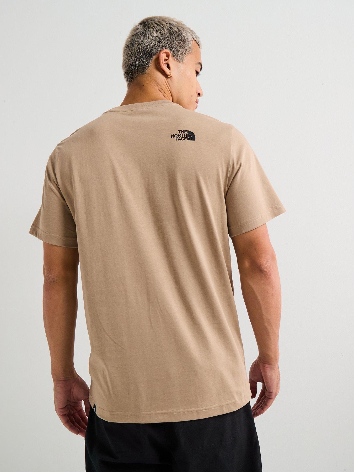 Image 2 of 6 of The North Face Mens S/s Fine T-shirt - Beige