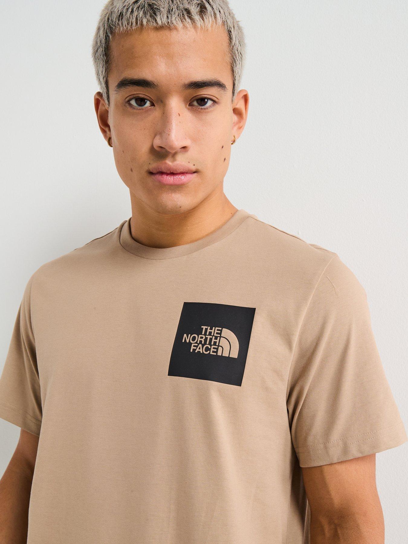 Image 4 of 6 of The North Face Mens S/s Fine T-shirt - Beige