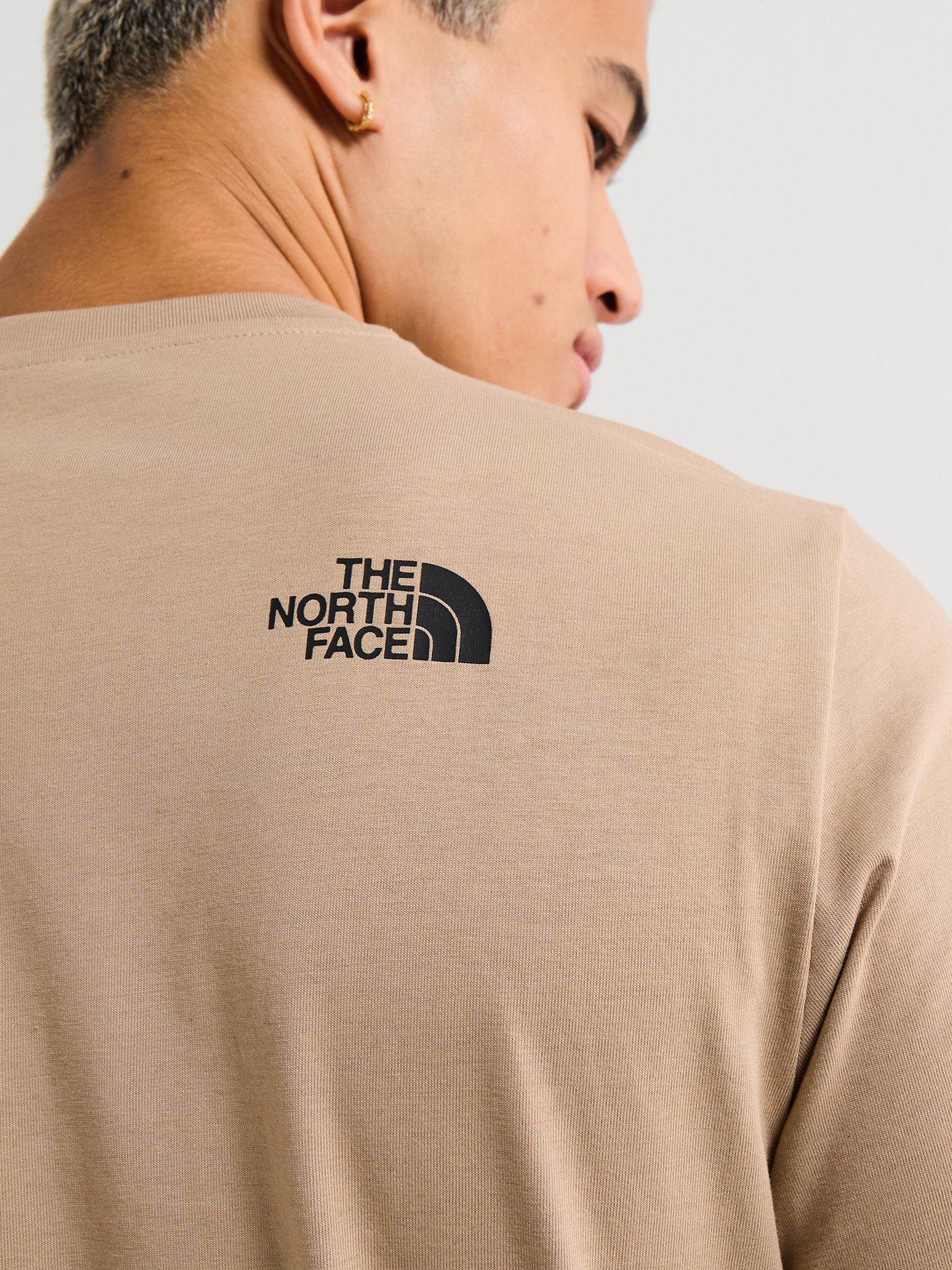 Image 5 of 6 of The North Face Mens S/s Fine T-shirt - Beige