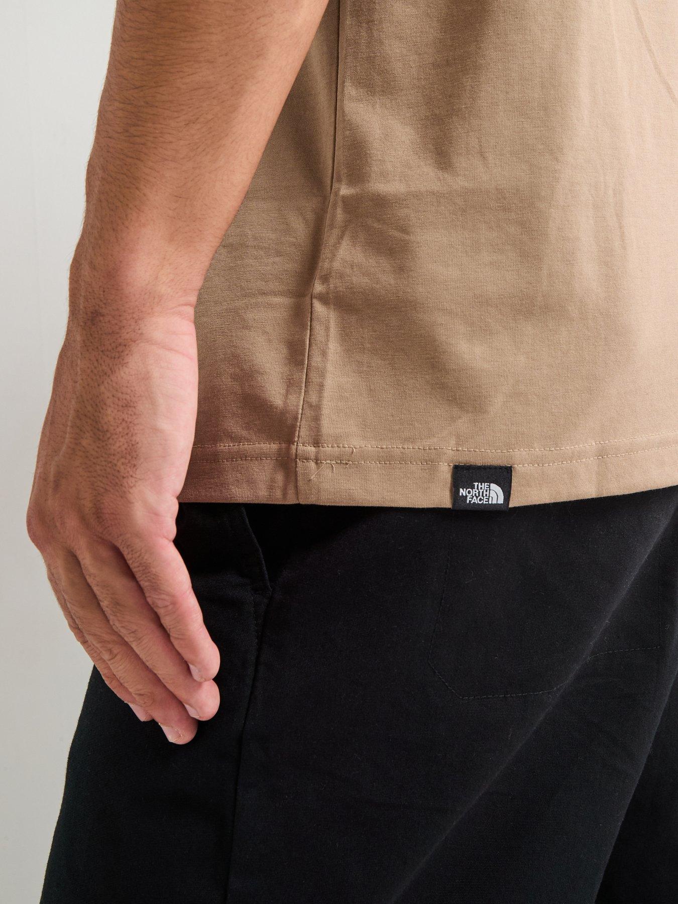Image 6 of 6 of The North Face Mens S/s Fine T-shirt - Beige