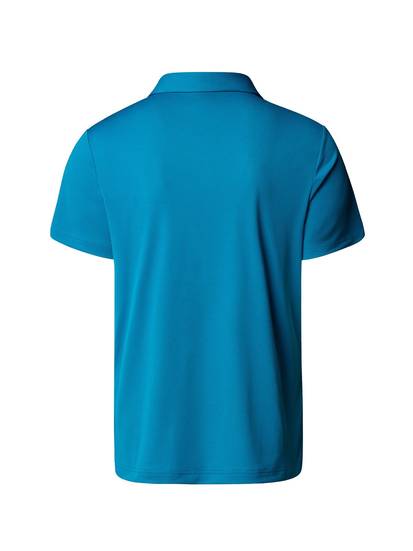 image of the-north-face-mens-tanken-polo-shirt-blue